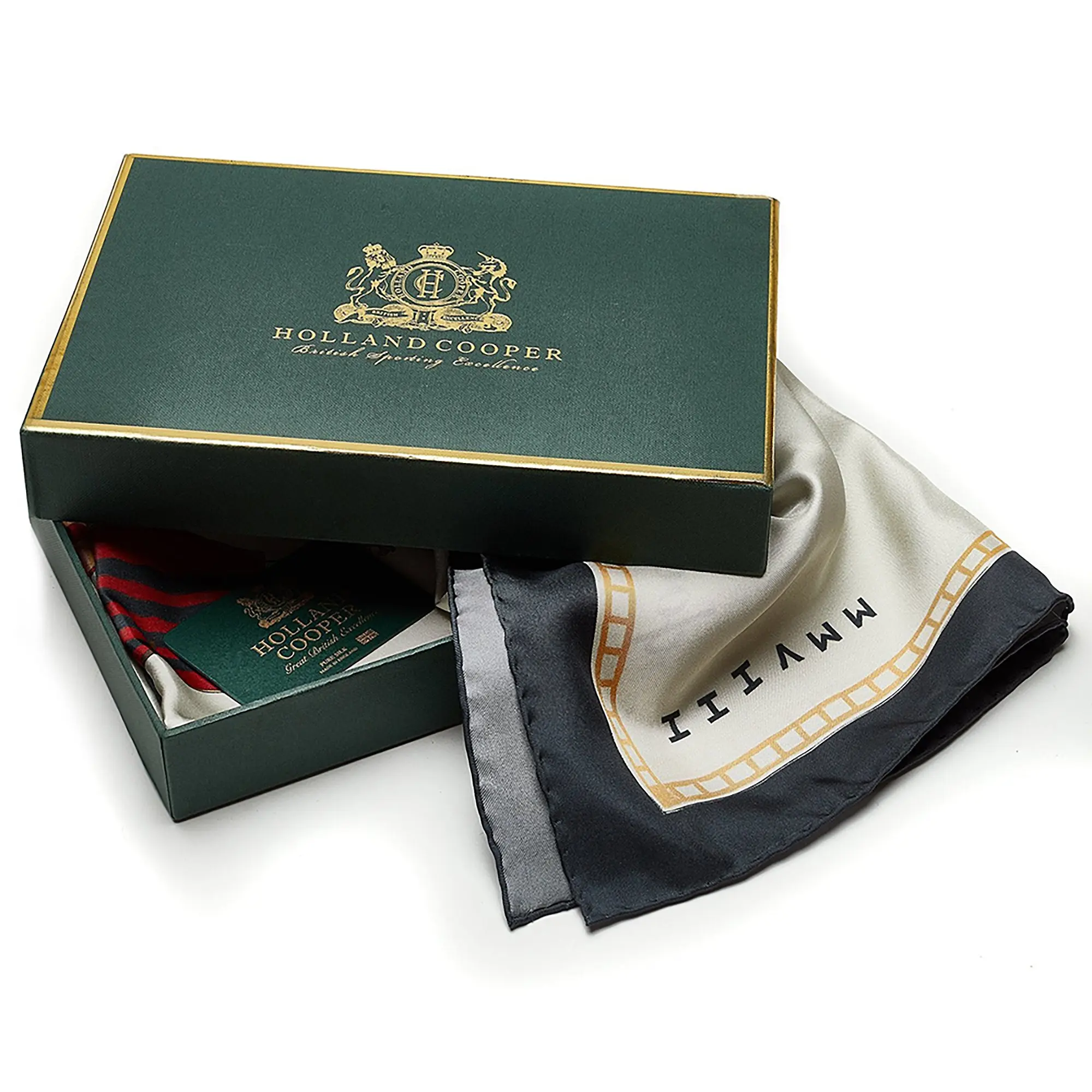 Product image 3 of 7 of Holland Cooper Women's Nine Horse Silk Scarf - Nine Horse