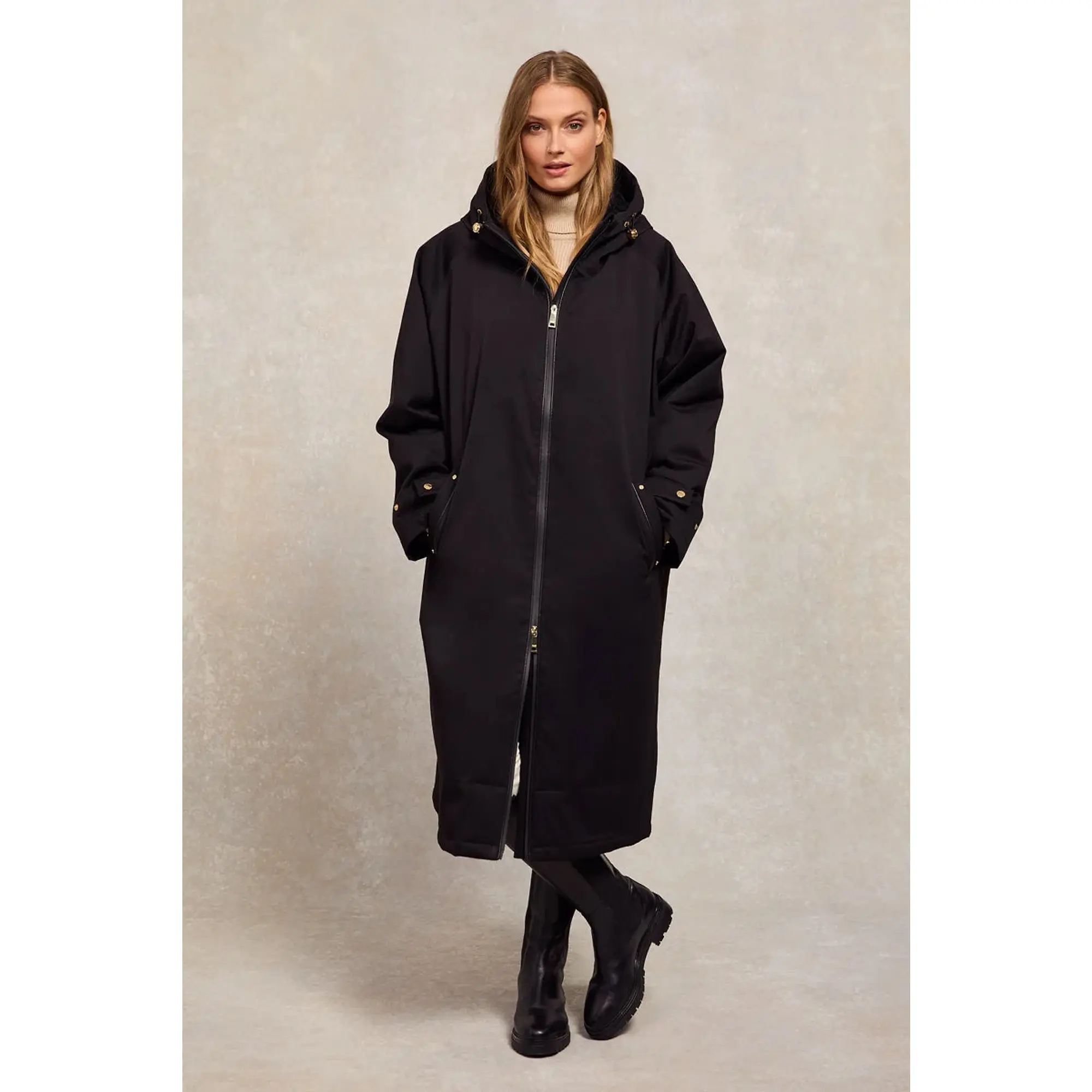 Product image 2 of 8 of Holland Cooper Women's One-Size Waterproof Coat - Black