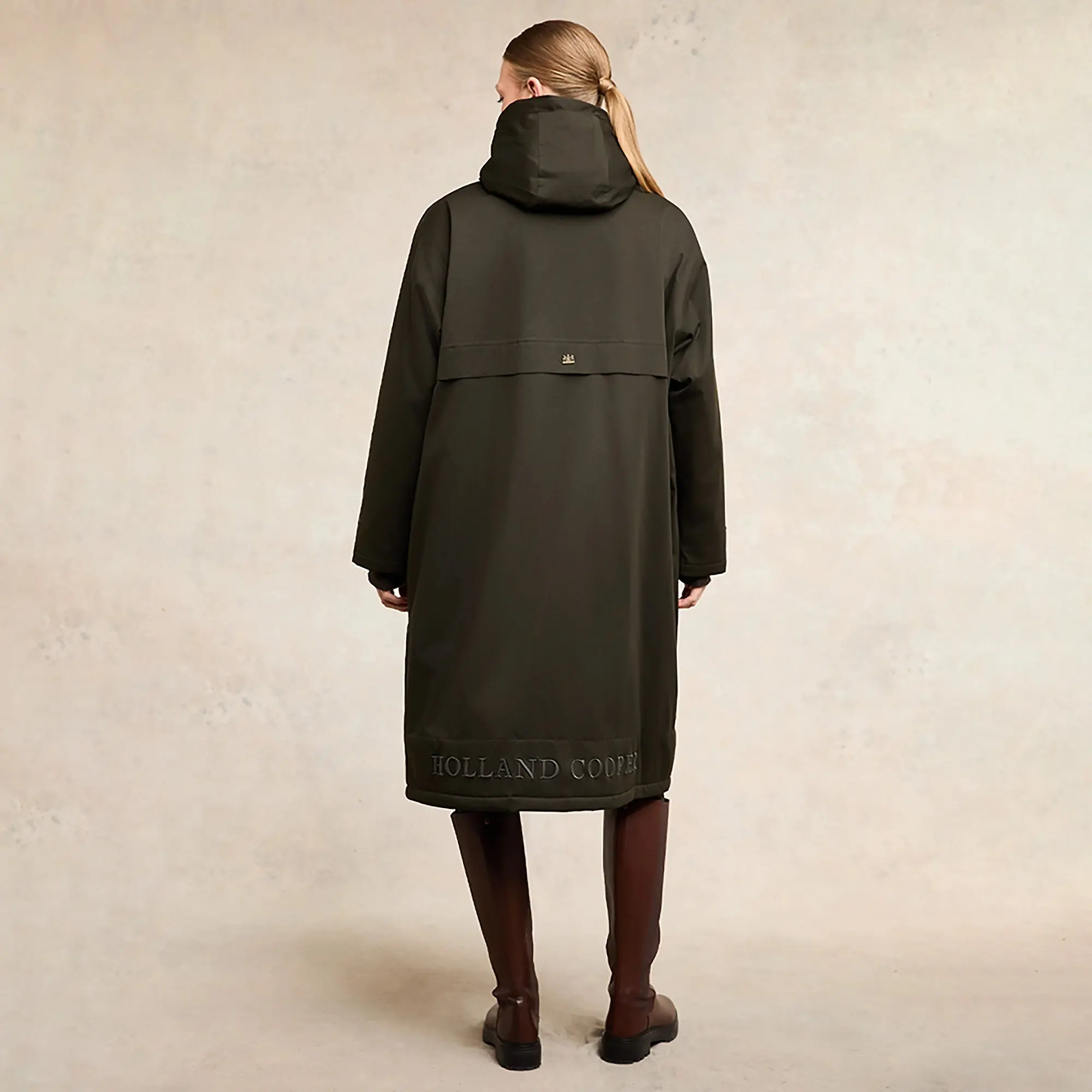 Product image 6 of 12 of Holland Cooper Women's One-Size Waterproof Coat - Khaki