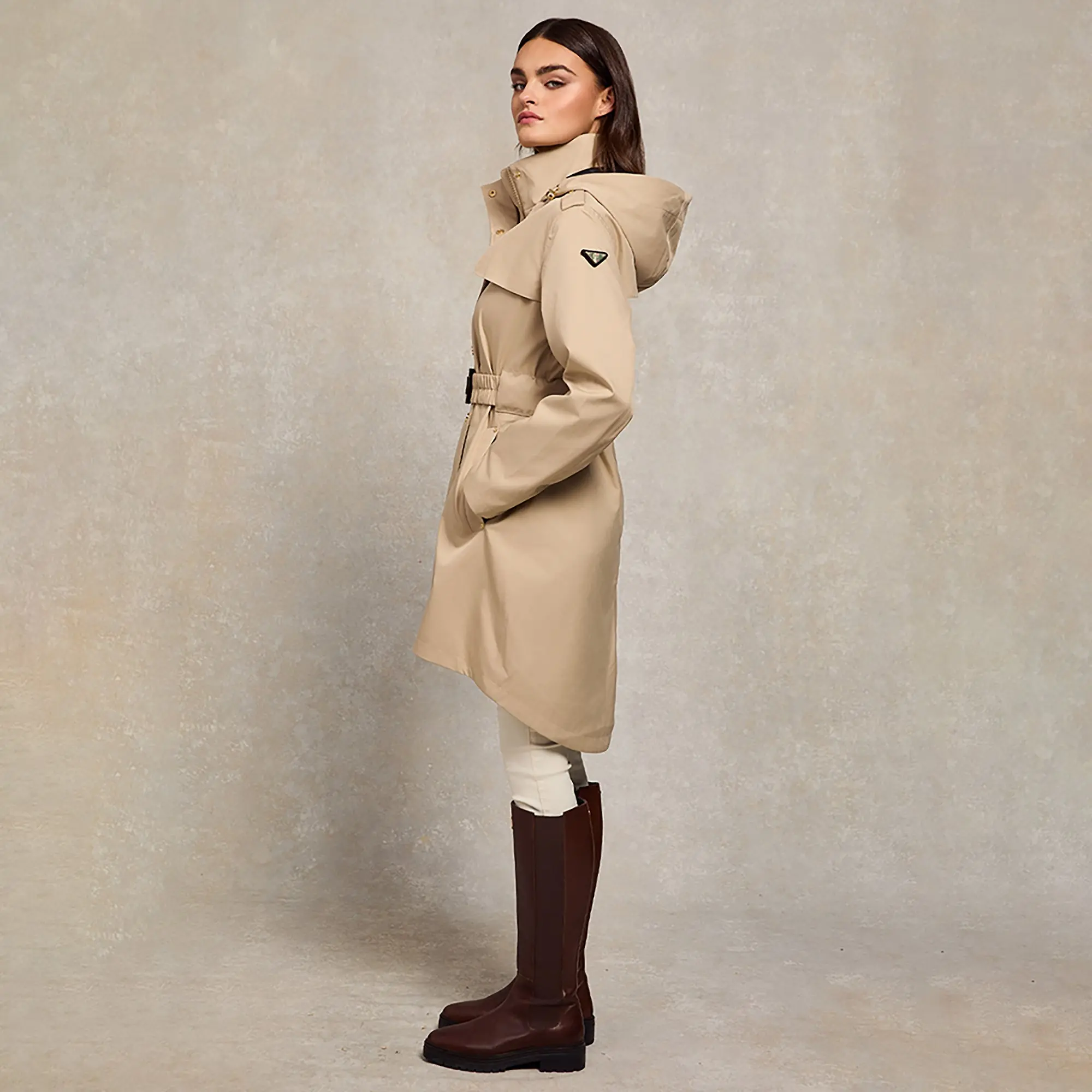 Product image 3 of 13 of Holland Cooper Women's Rosedale Waterproof Parka - Stone