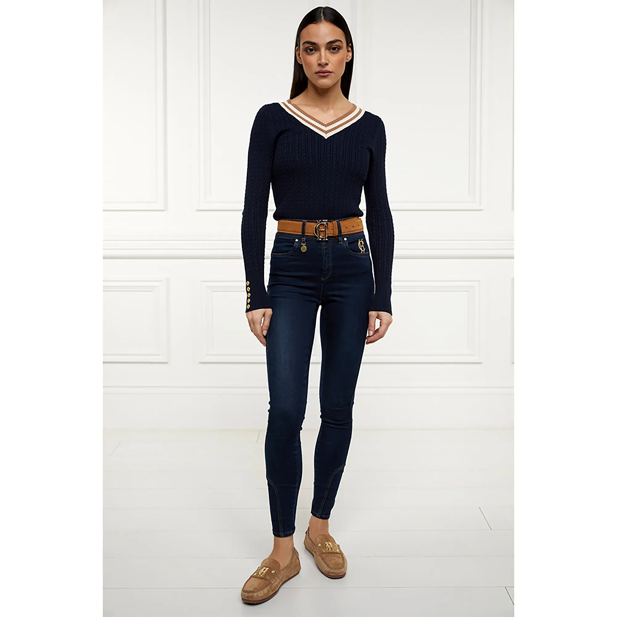 Product image 5 of 8 of Holland Cooper Women's The Driving Loafer - Taupe