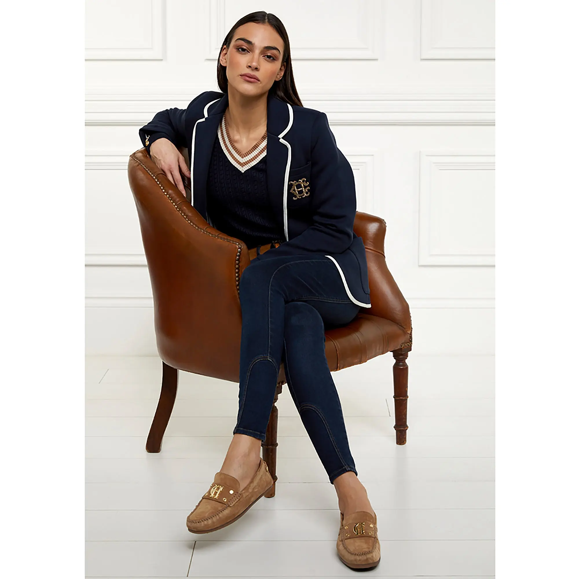 Product image 6 of 8 of Holland Cooper Women's The Driving Loafer - Taupe