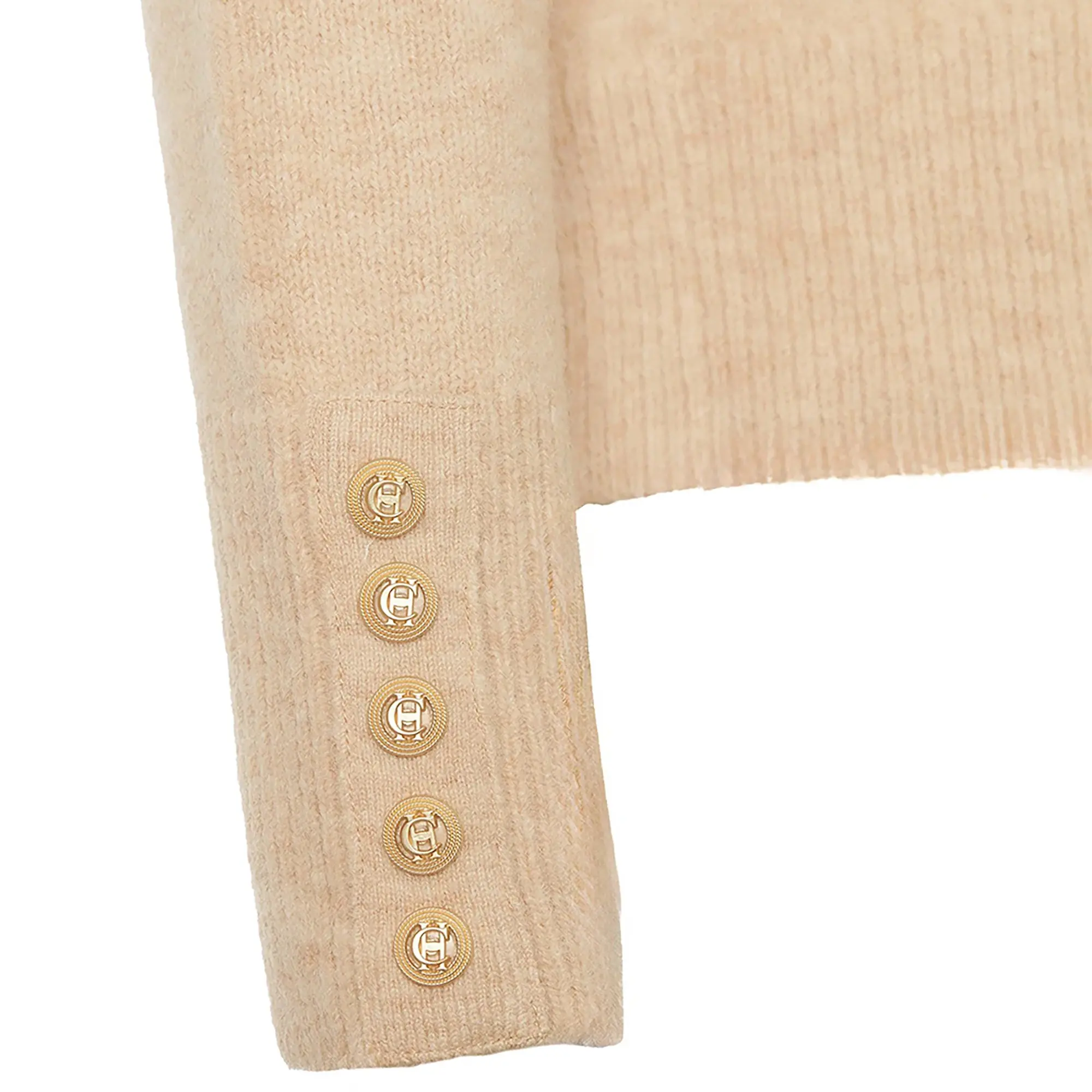 Product image 8 of 9 of Holland Cooper Women's Tori Quarter Zip Knit - Camel