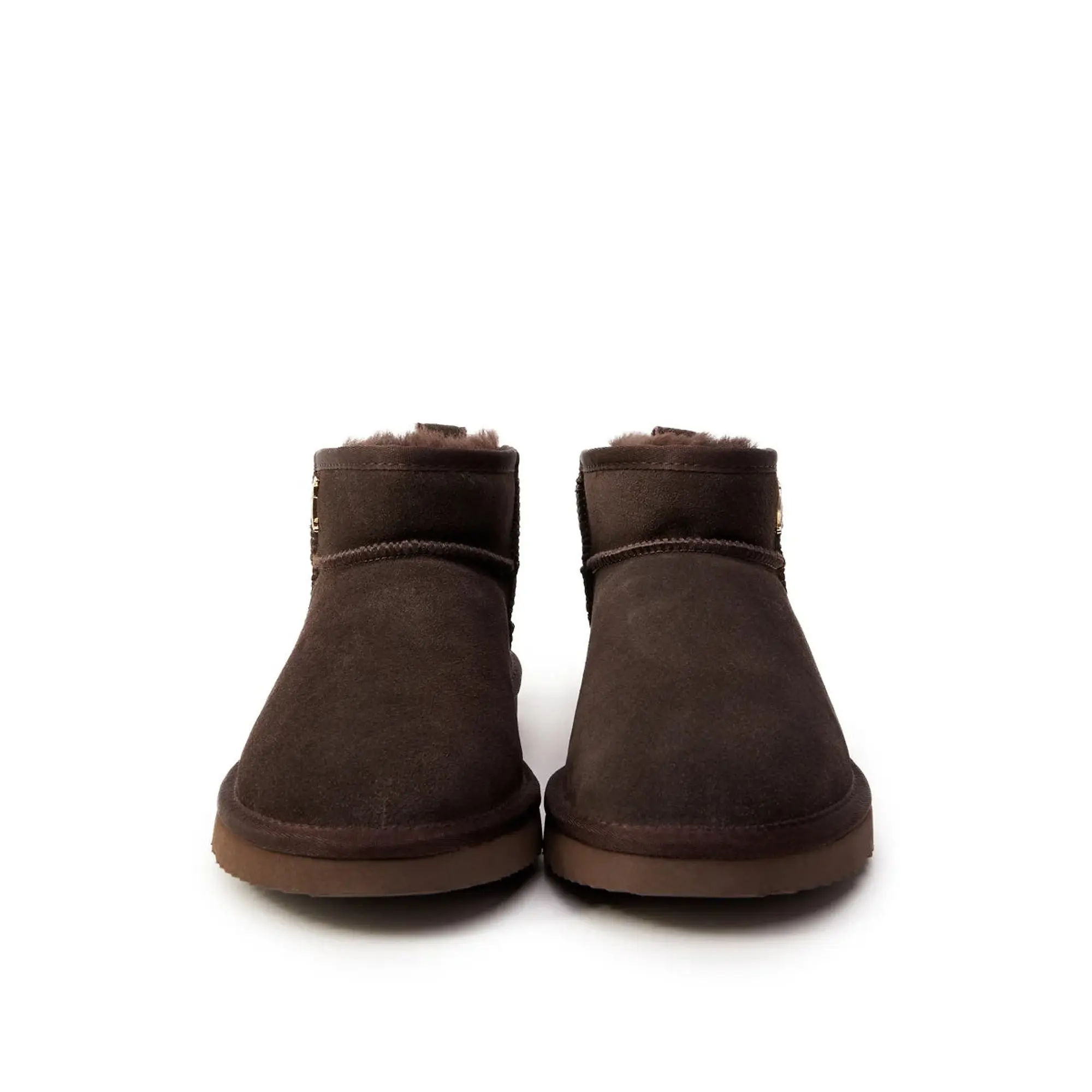 Product image 6 of 6 of Holland Cooper Women's Ultra Mini Shearling Boots - Chocolate