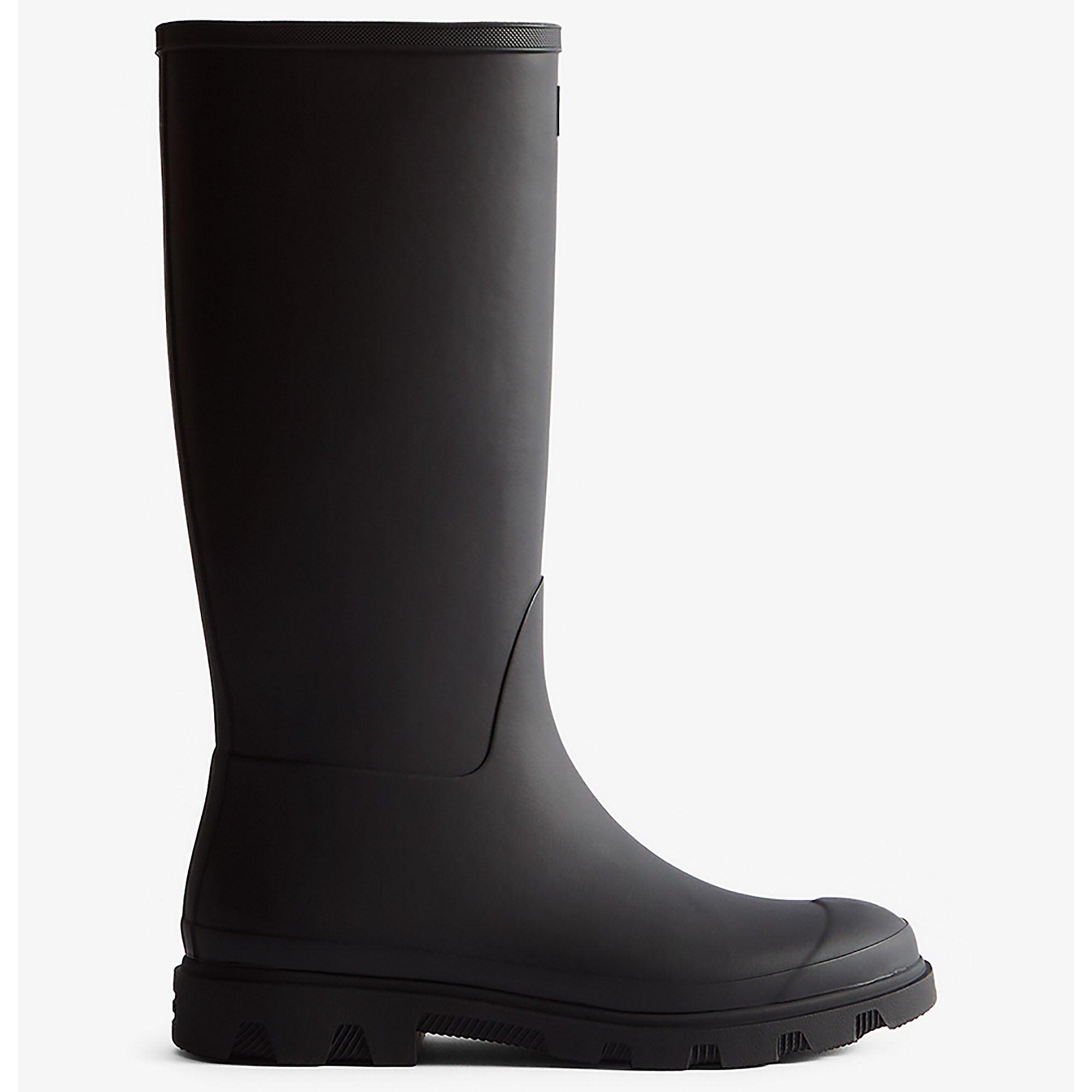 Hunter Men's Downpour Tall Wellington Boots - Black | British Attire