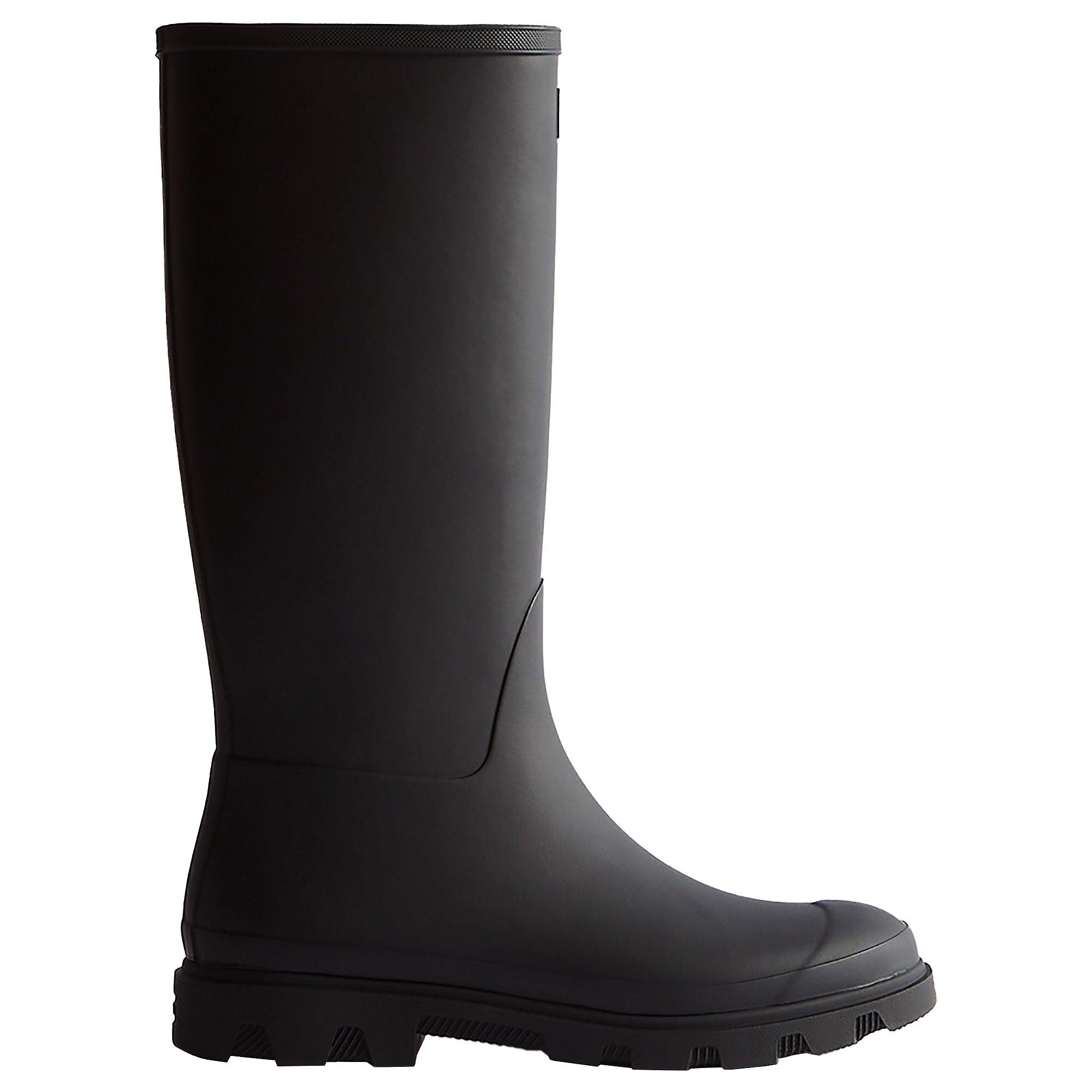 Hunter Men's Downpour Tall Wellington Boots - Black | British Attire