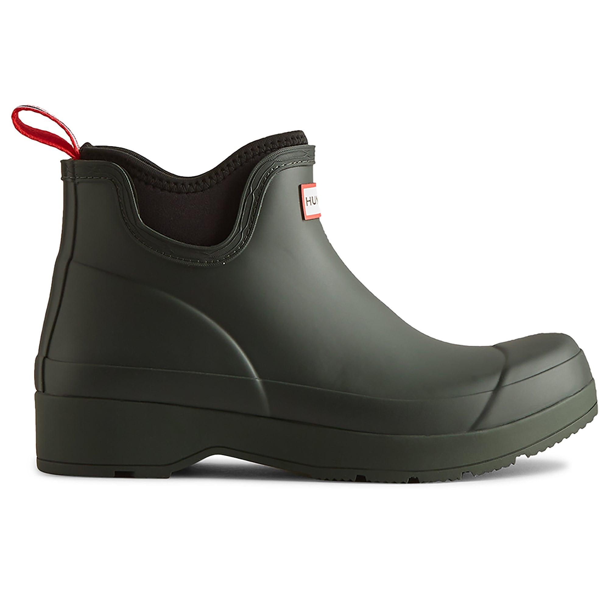 Hunter Men's Play Neoprene Chelsea Boots - Arctic Moss | British