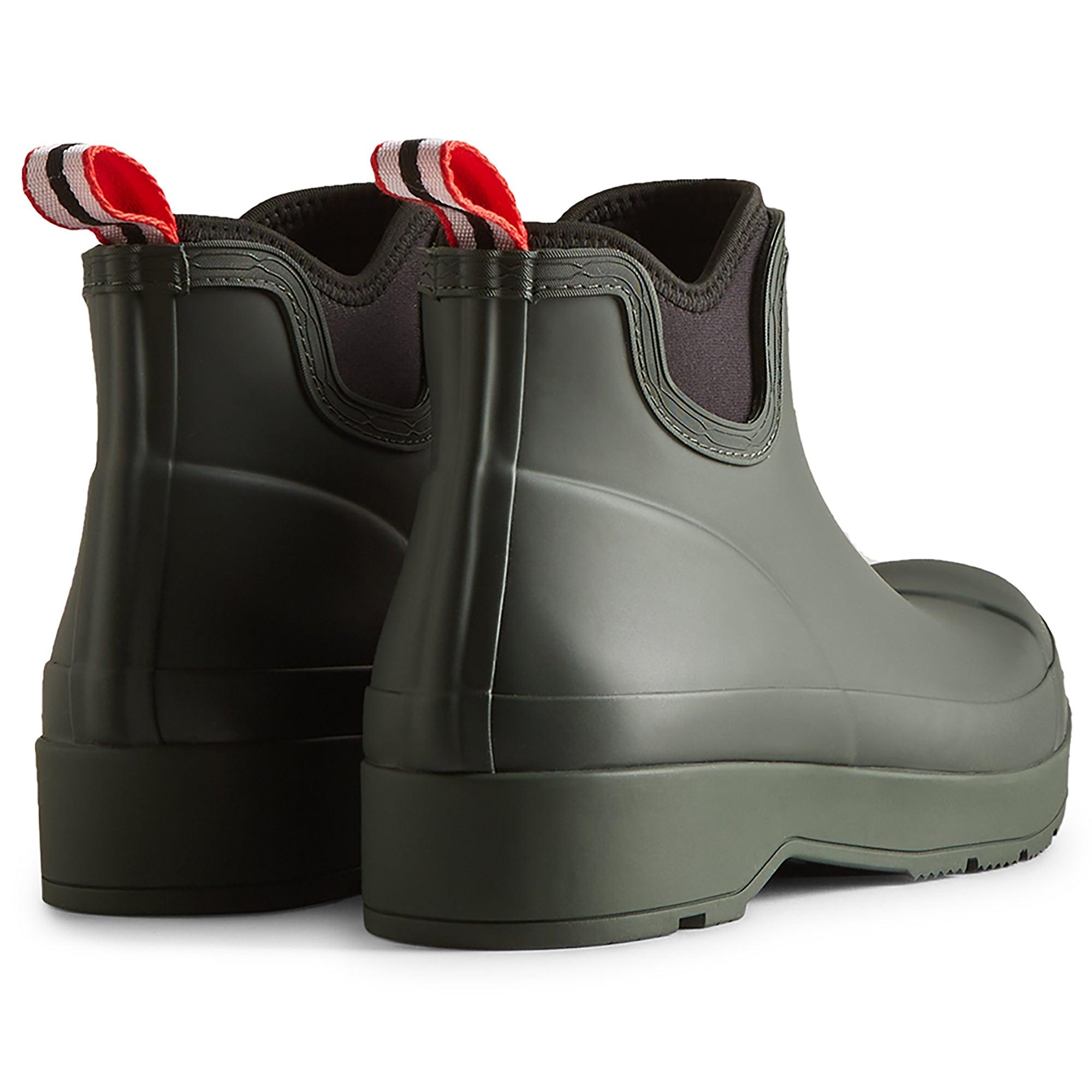 Hunter Men's Play Neoprene Chelsea Boots - Arctic Moss | British
