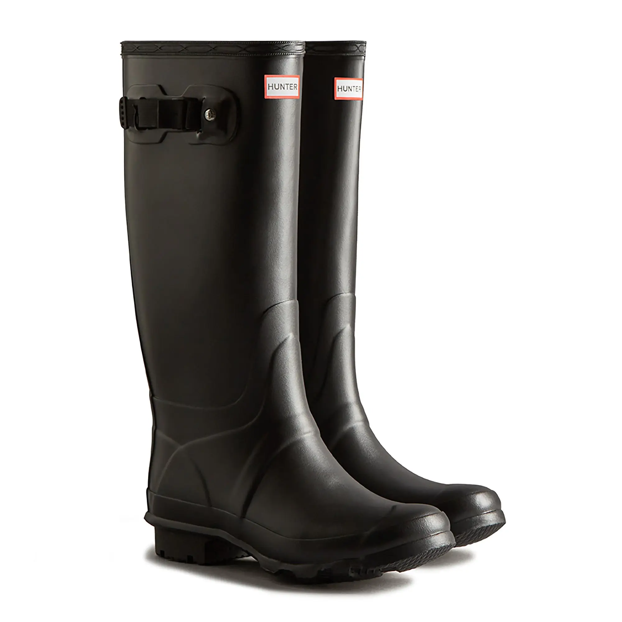 Product image 2 of 4 of Hunter Women's Huntress Wide Leg Wellington Boots - Black
