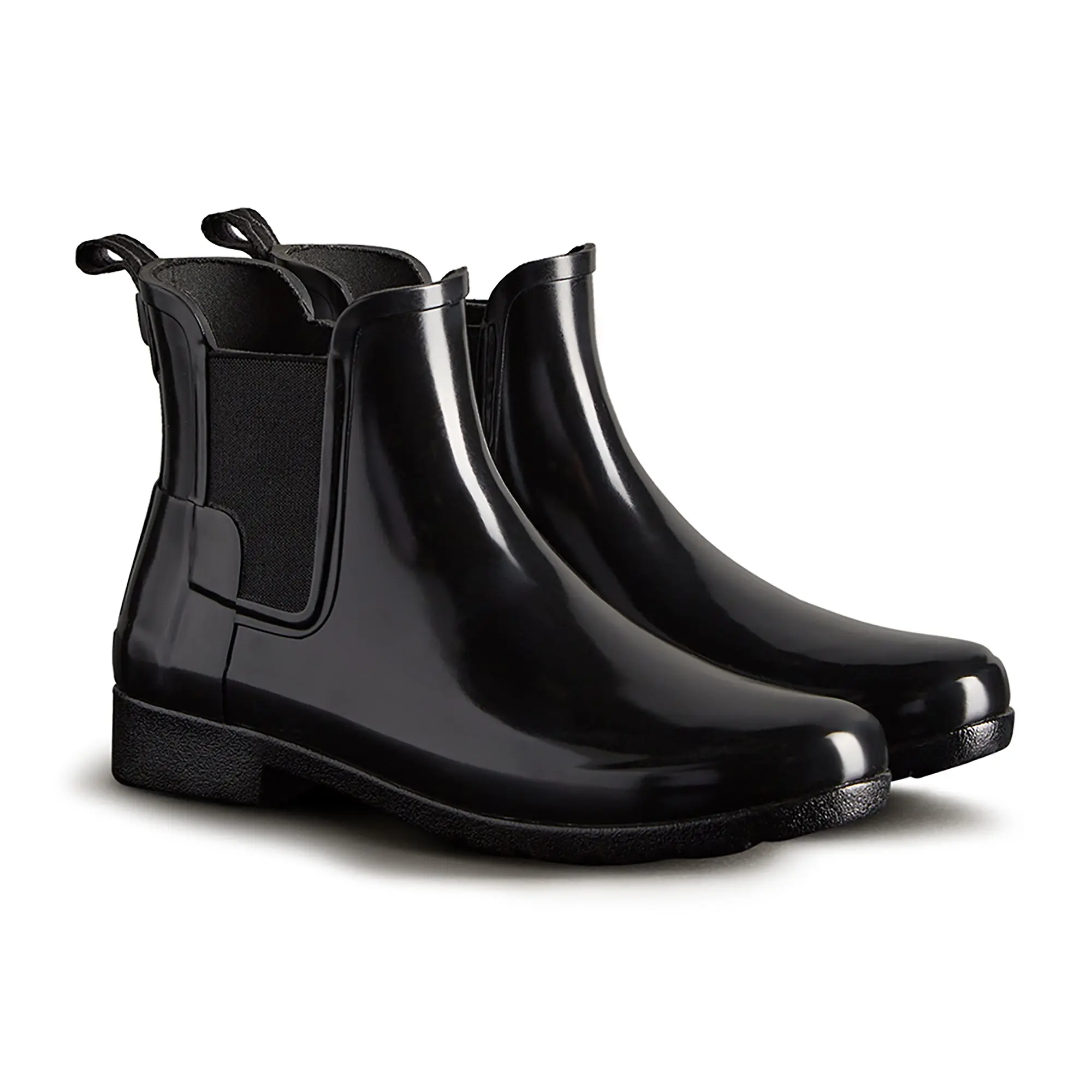 Product image 2 of 4 of Hunter Women's Refined Gloss Slim Fit Chelsea Boots - Black