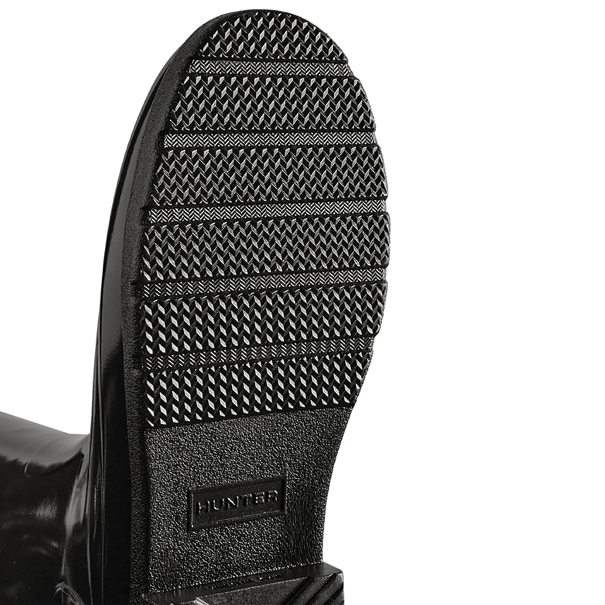 Product image 4 of 4 of Hunter Women's Refined Slim Fit Tall Gloss Wellington Boots - Black