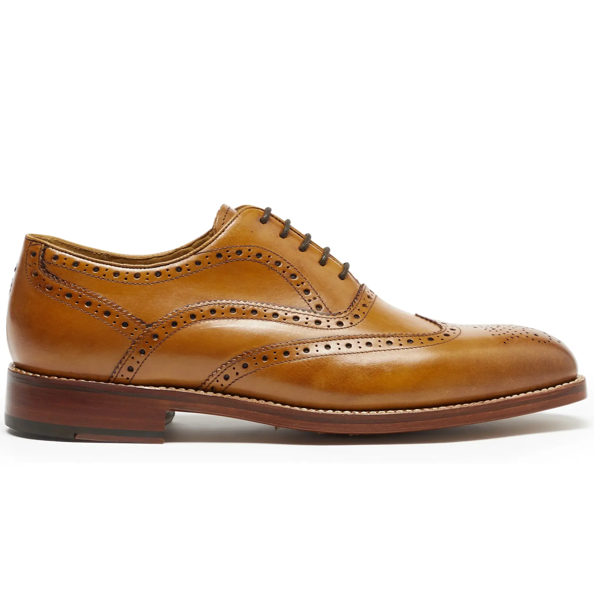Product image 1 of 5 of Oliver Sweeney Men's Aldeburgh Calf Leather Oxford Brogues - Tan