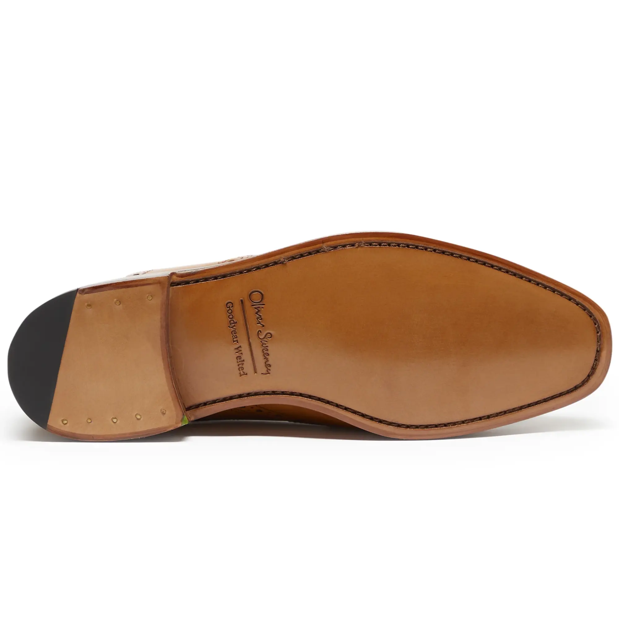 Product image 5 of 5 of Oliver Sweeney Men's Aldeburgh Calf Leather Oxford Brogues - Tan