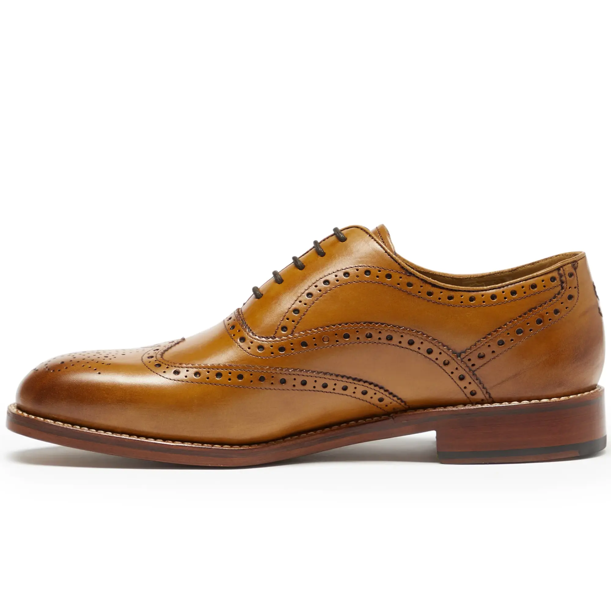 Product image 2 of 5 of Oliver Sweeney Men's Aldeburgh Calf Leather Oxford Brogues - Tan