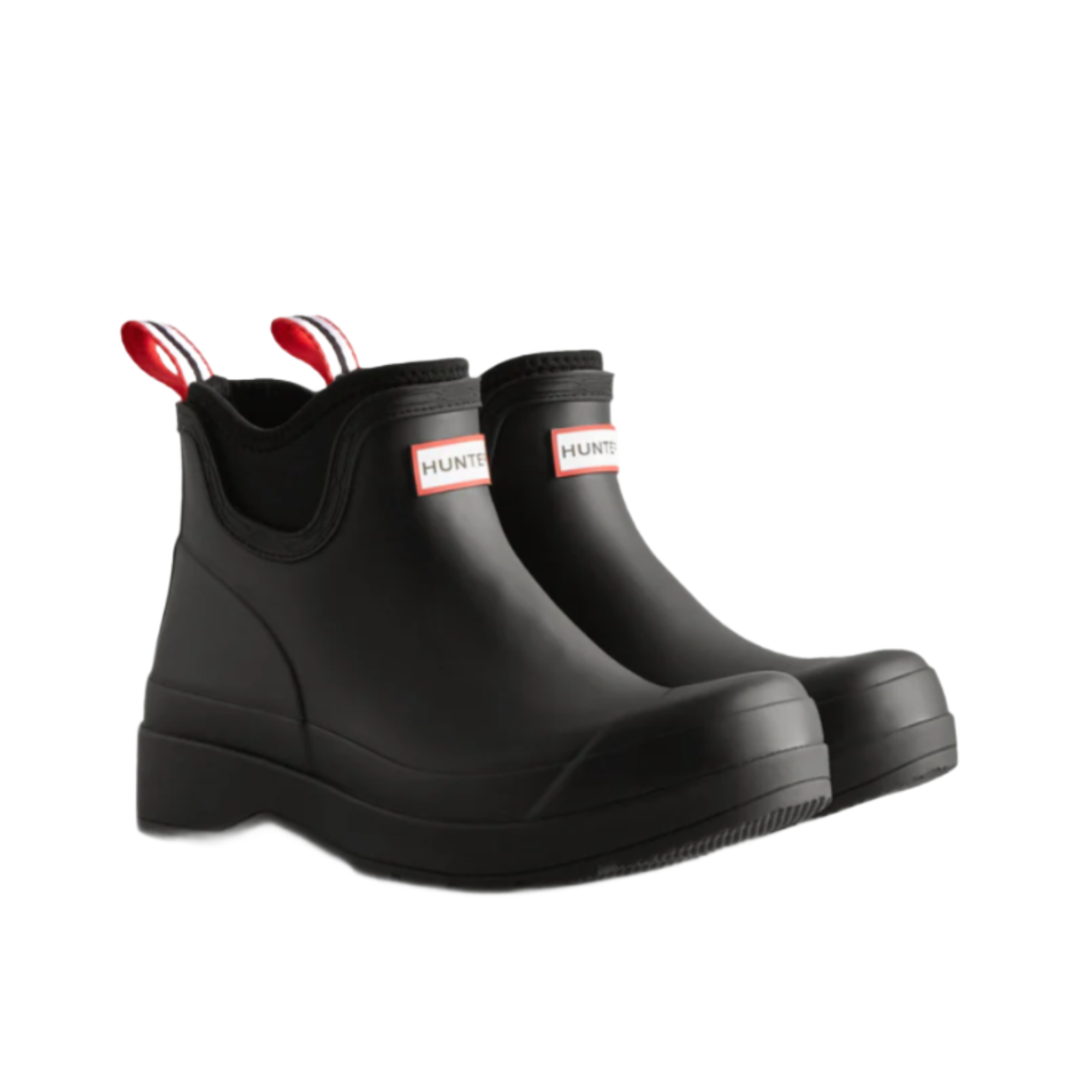 Hunter Men's Play Neoprene Chelsea Boots - Black | British Attire