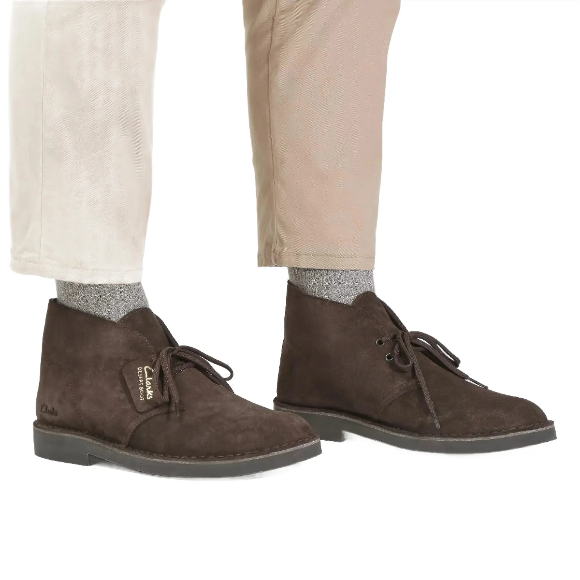 Product image 2 of 8 of Clarks Men's Desert Evo Suede Boots - Dark Brown