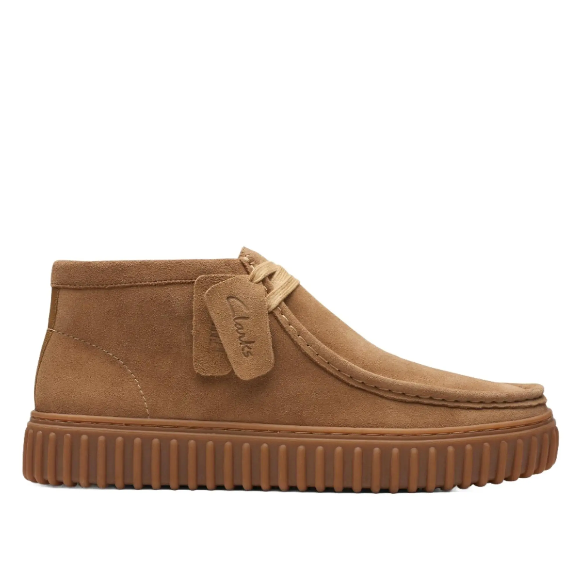Product image 1 of 8 of Clarks Men's Torhill Hi Boots - Dark Sand Suede