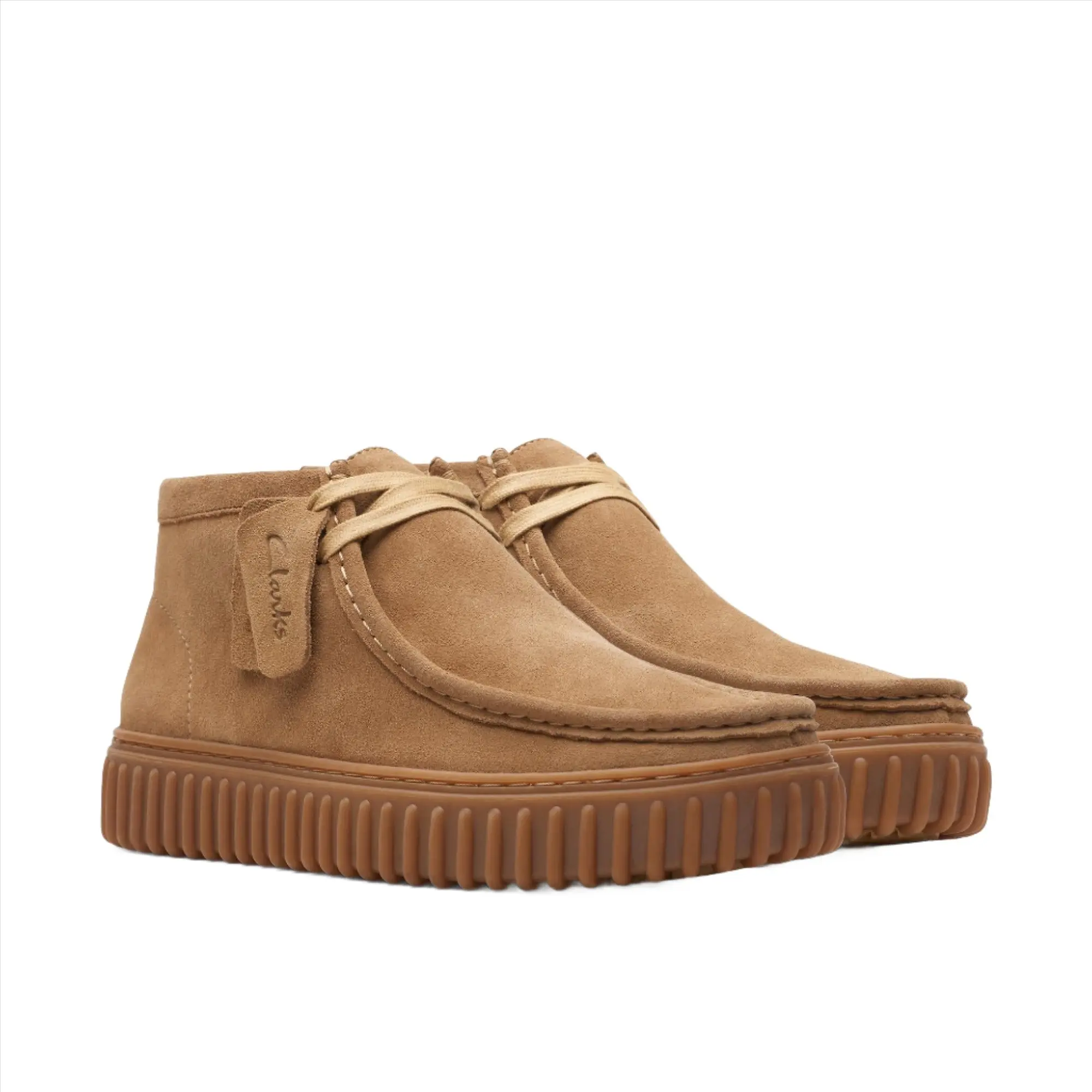 Product image 3 of 8 of Clarks Men's Torhill Hi Boots - Dark Sand Suede