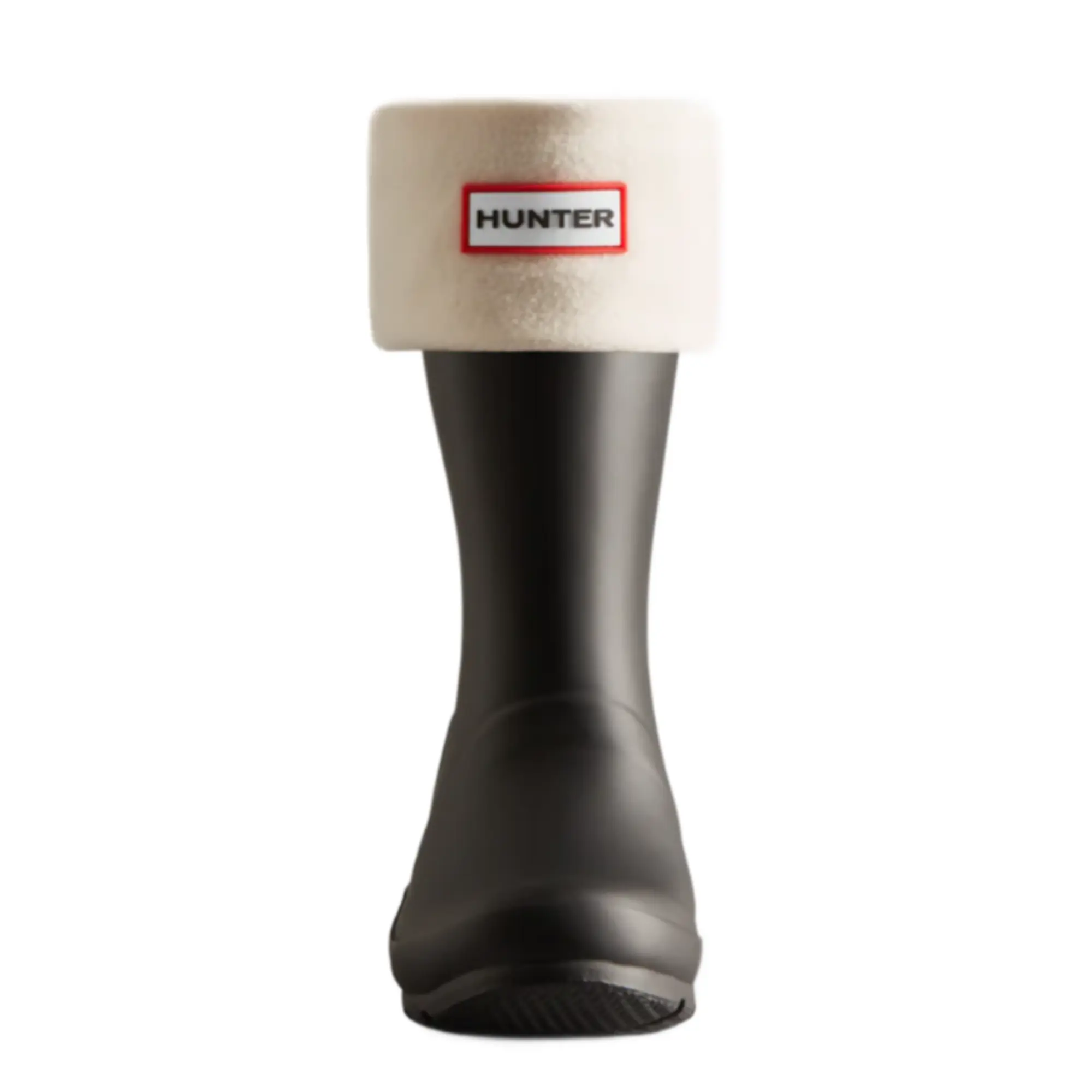Product image 3 of 3 of Hunter Recycled Fleece Cuff Short Boot Socks - White