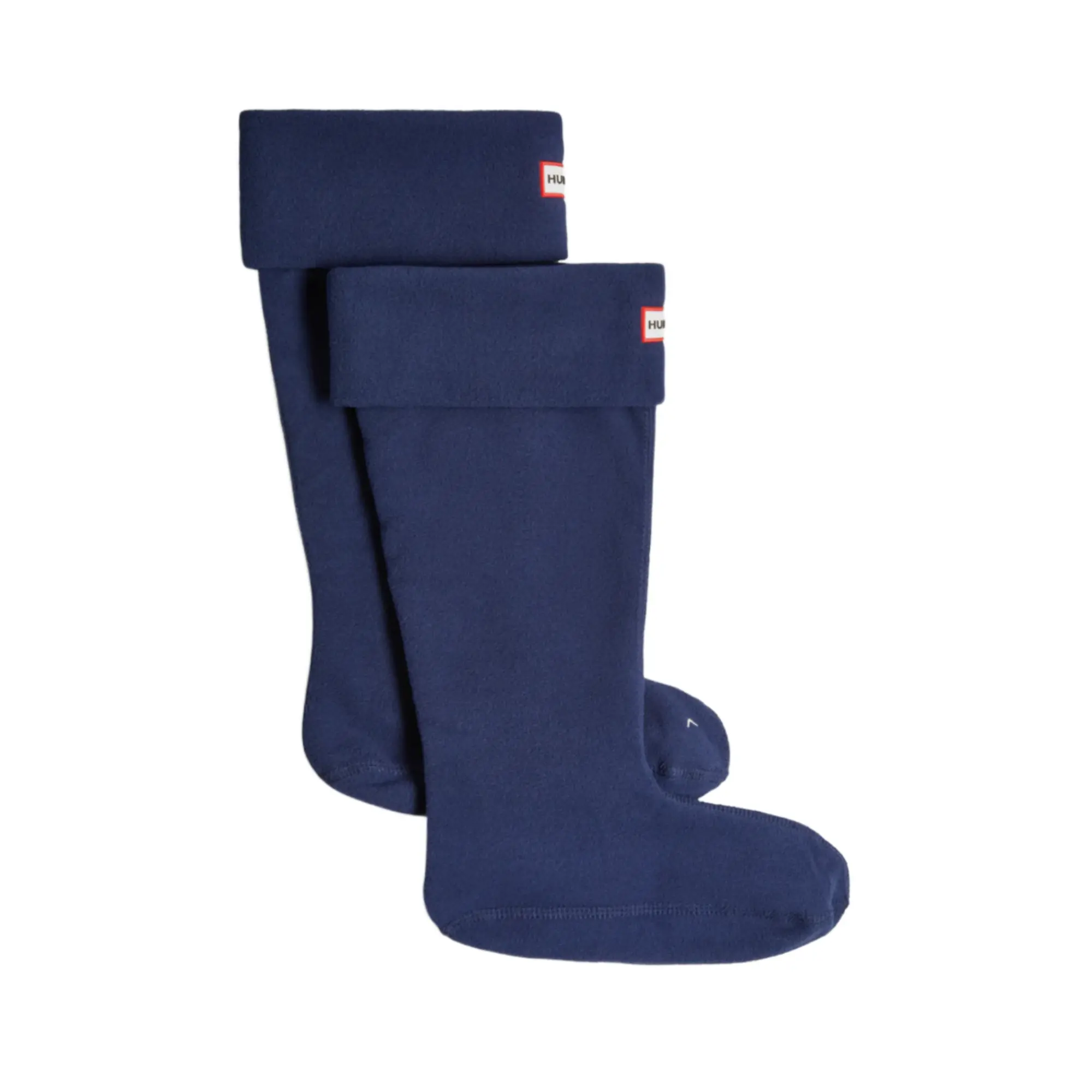 Product image 1 of 3 of Hunter Recycled Fleece Cuff Tall Boot Socks - Navy