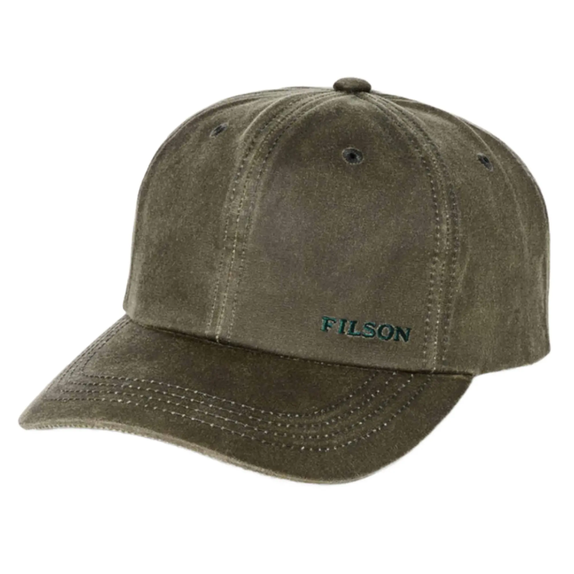 Product image 1 of 3 of Filson Oil Tin Low-Profile Logger Cap - Otter Green