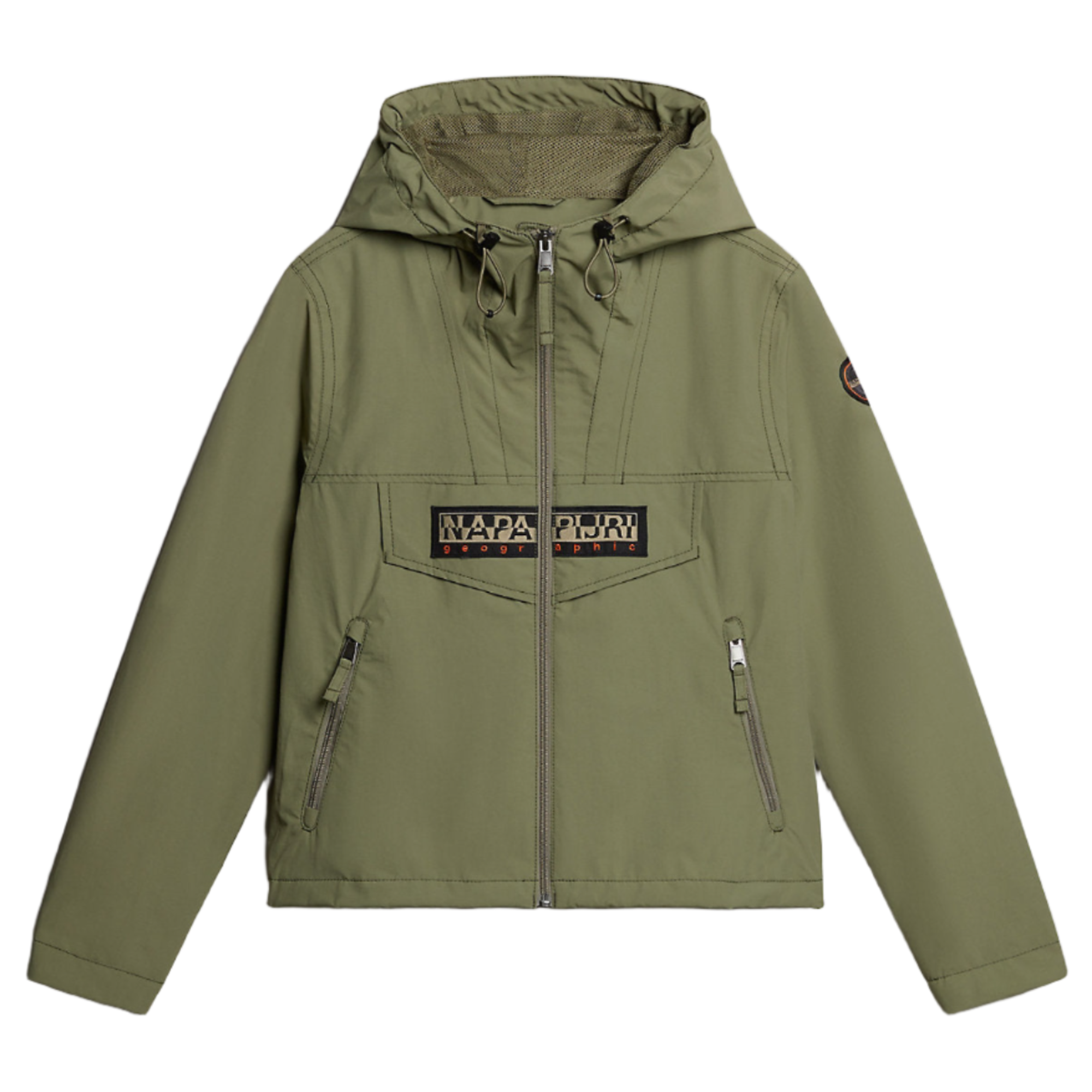 Napapijri Women's Rainforest Open Summer Jacket - Green Lichen Napapijri Women's Rainforest Open Summer Jacket - Green Lichen