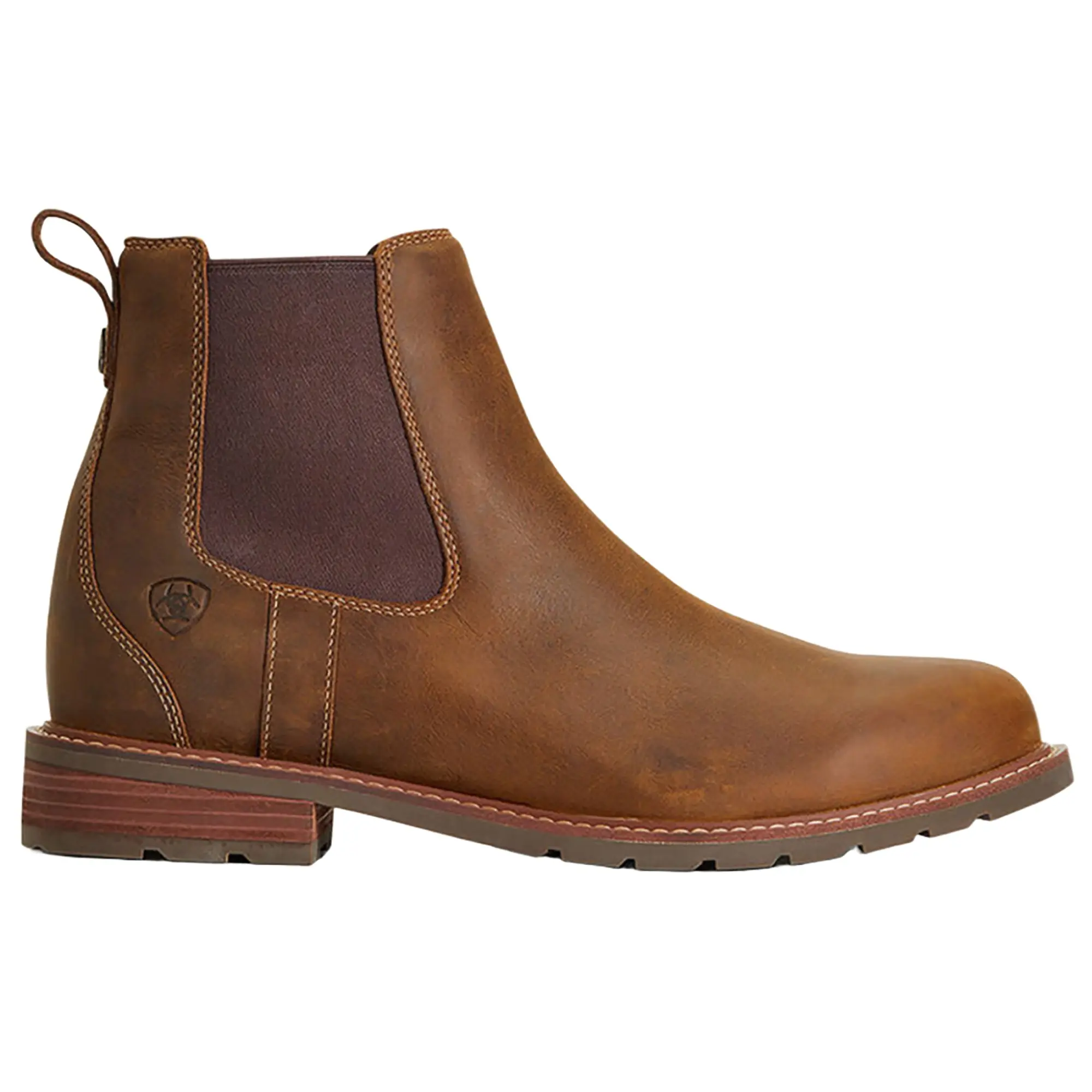 Product image 1 of 6 of Ariat Men's Wexford Waterproof Chelsea Boots - Weathered Brown