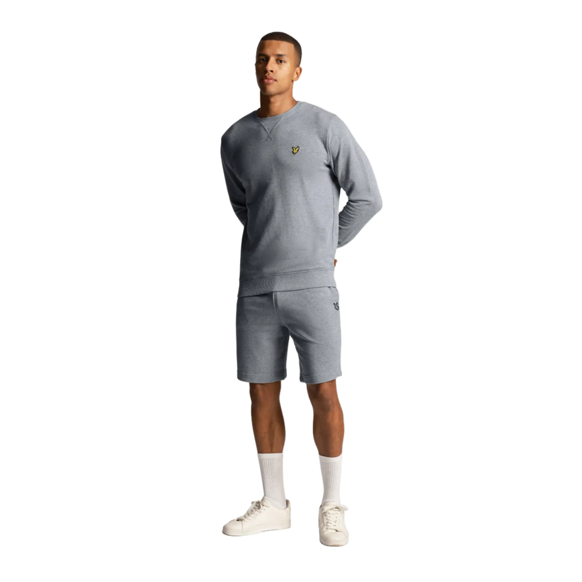 Product image 1 of 5 of Lyle & Scott Men's Sweat Short - Mid Grey Marl