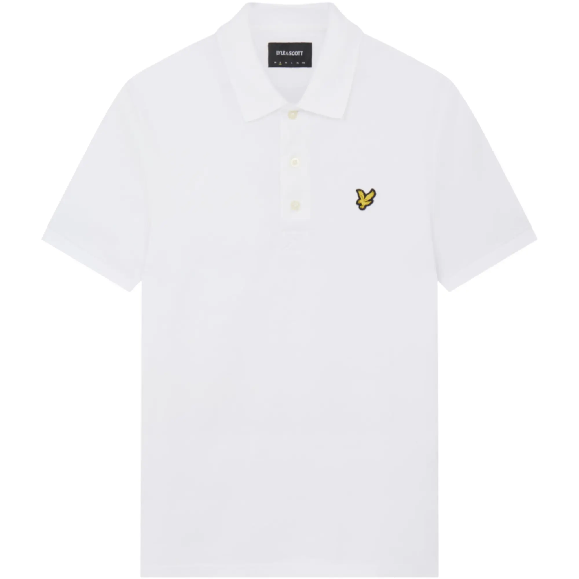 Product image 5 of 5 of Lyle & Scott Men's Essential Plain Polo Shirt - White