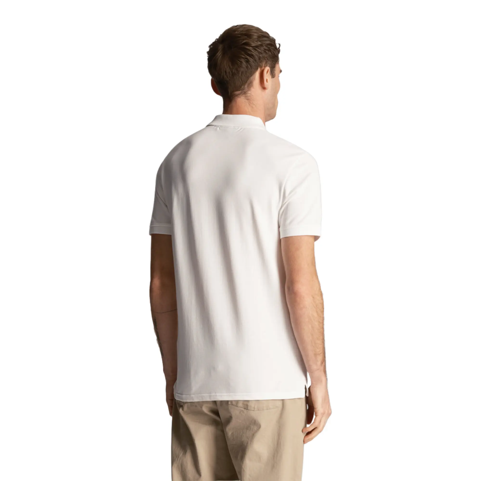 Product image 2 of 5 of Lyle & Scott Men's Essential Plain Polo Shirt - White