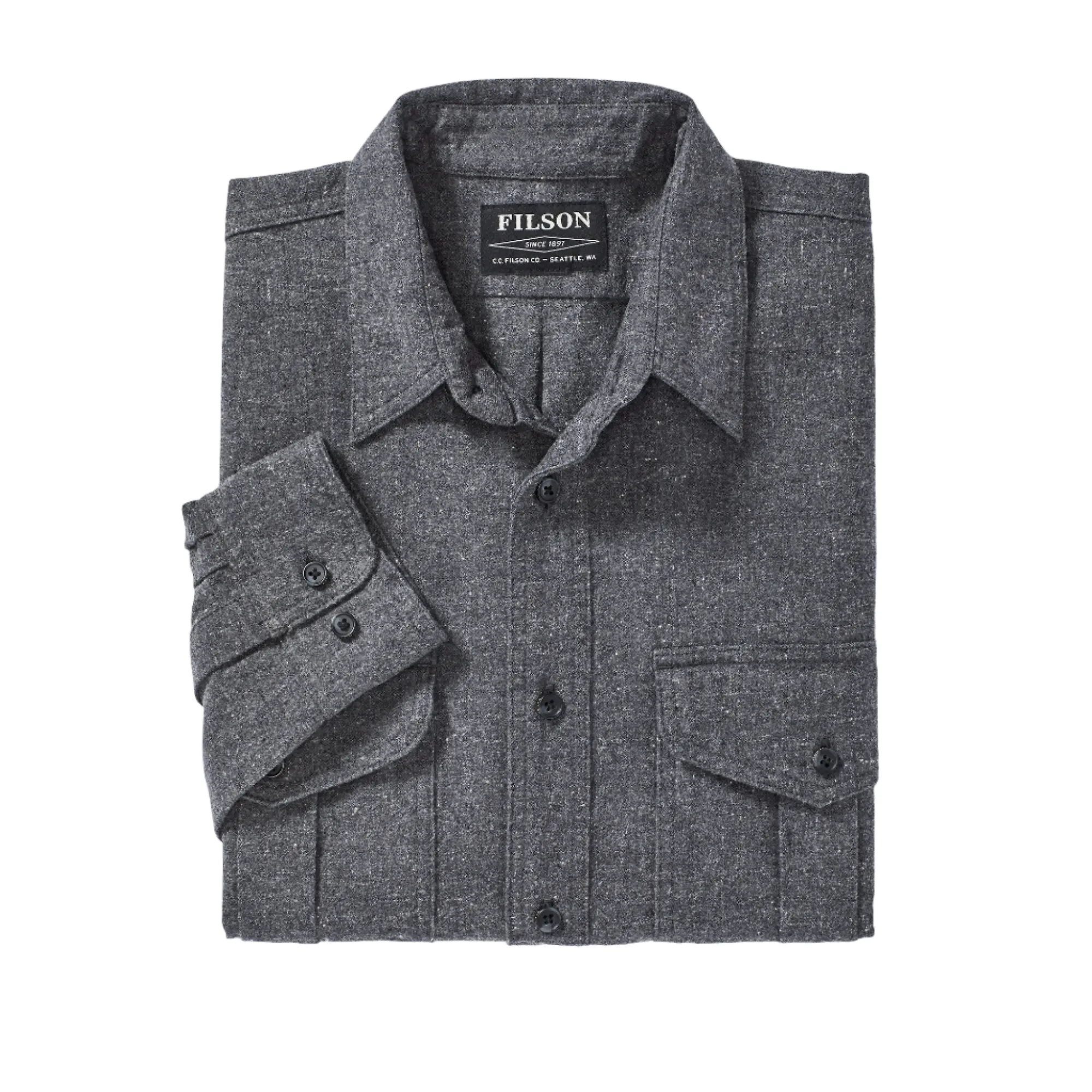 Product image 2 of 4 of Filson Alaskan Guide Shirt - Dark Heather Grey