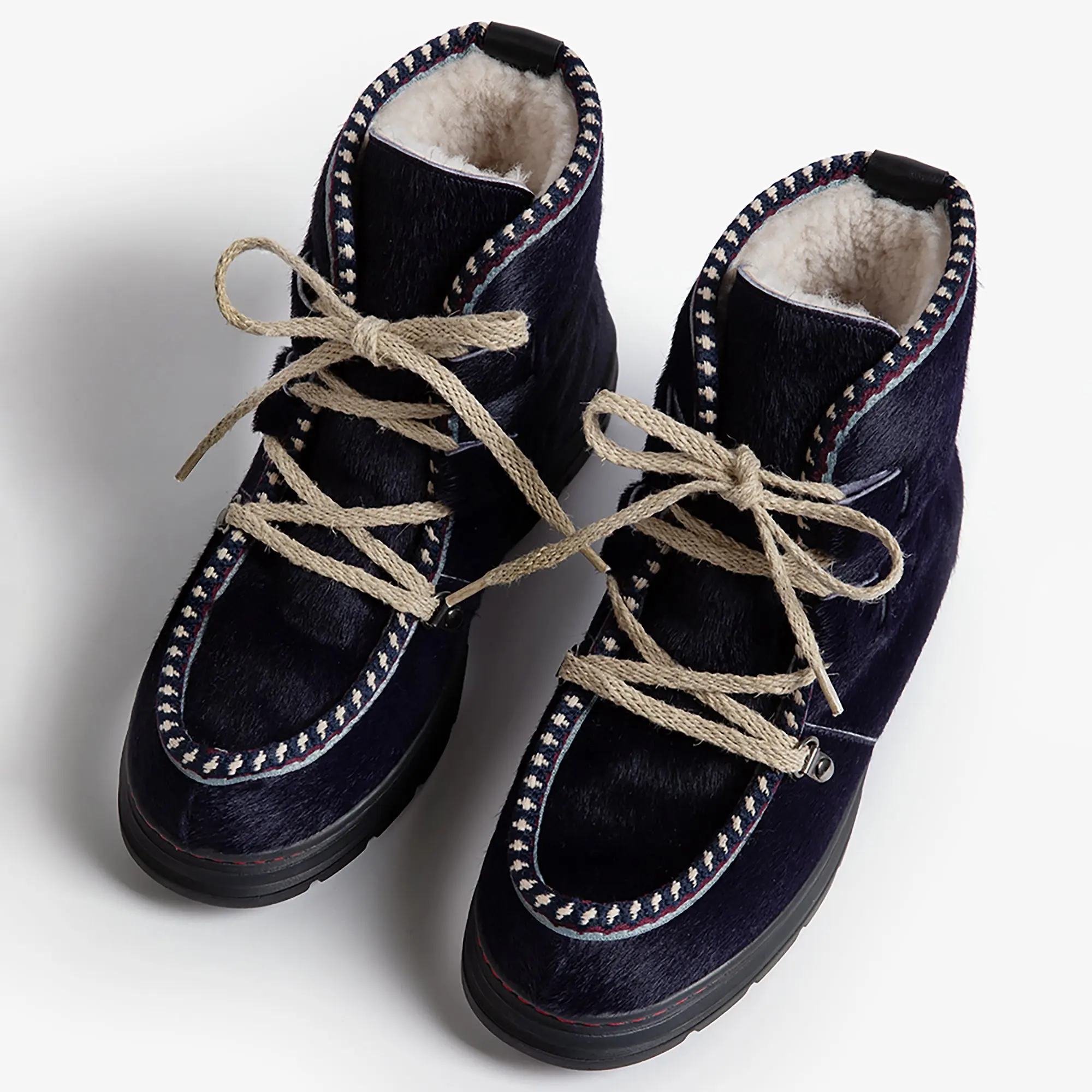 Product image 4 of 6 of Penelope Chilvers Women's Incredible Pony Shearling-Lined Boots - Ink