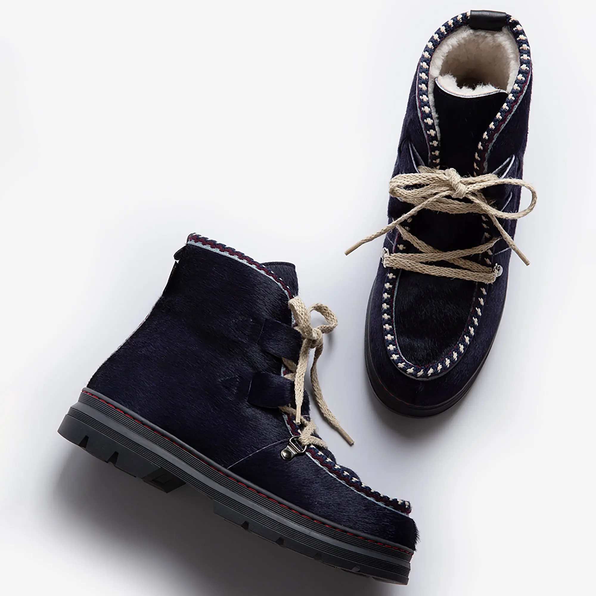 Product image 5 of 6 of Penelope Chilvers Women's Incredible Pony Shearling-Lined Boots - Ink