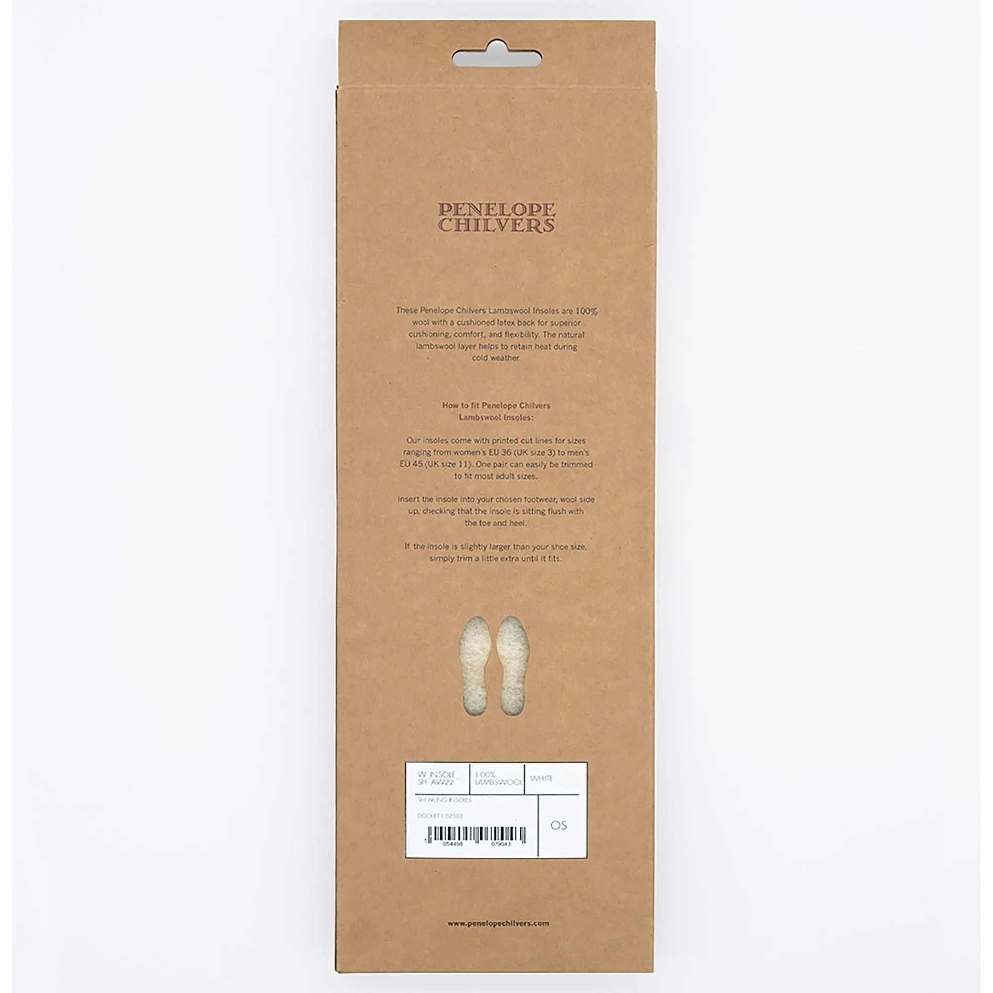 Product image 2 of 2 of Penelope Chilvers Shearling Insoles - White