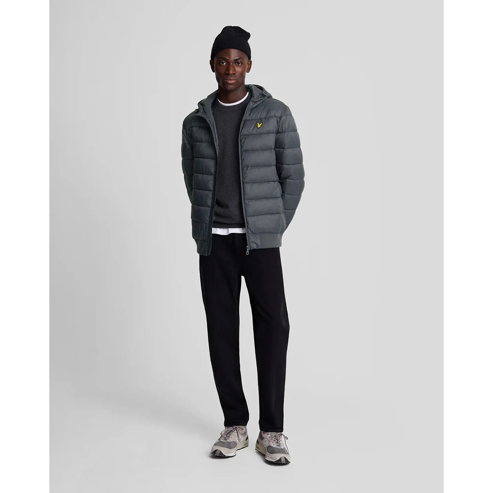 Product image 5 of 5 of Lyle & Scott Men's Wadded Jacket - Gunmetal