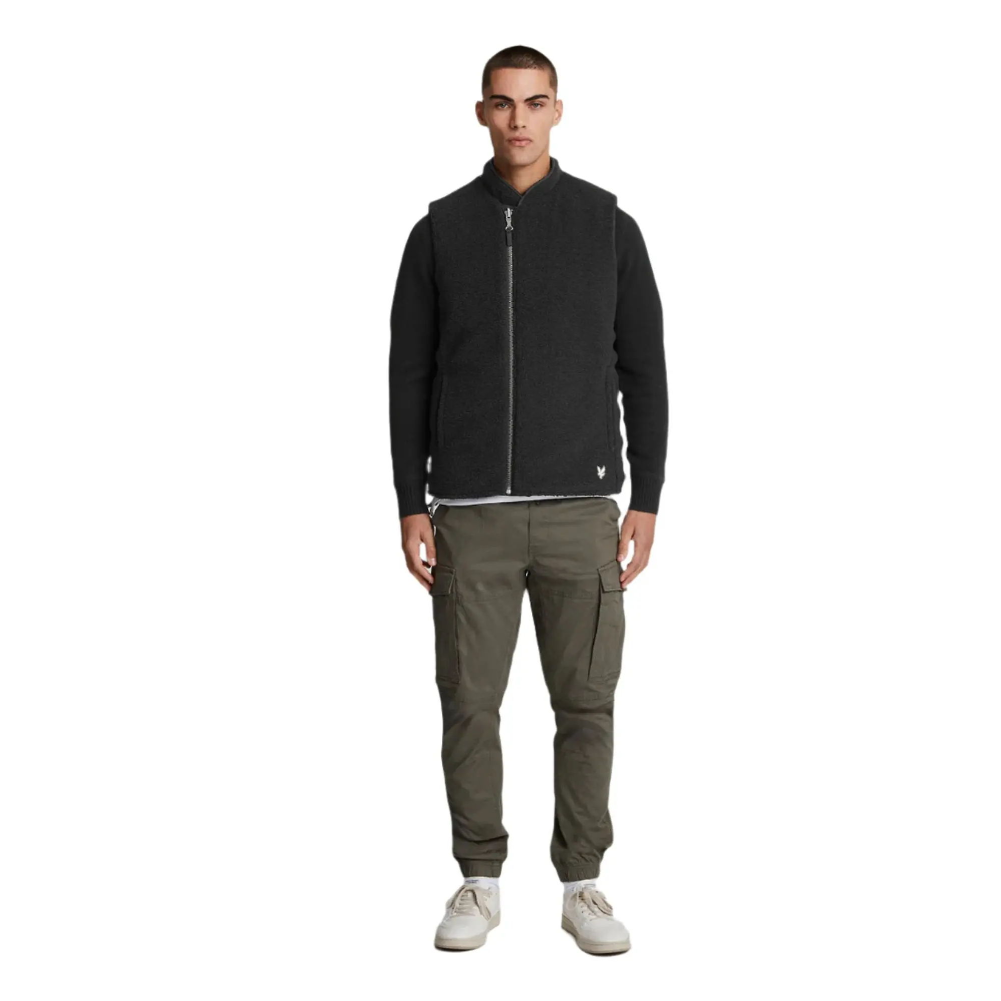Product image 3 of 5 of Lyle & Scott Men's Premium Reversible Quilted Gilet - Lacquer