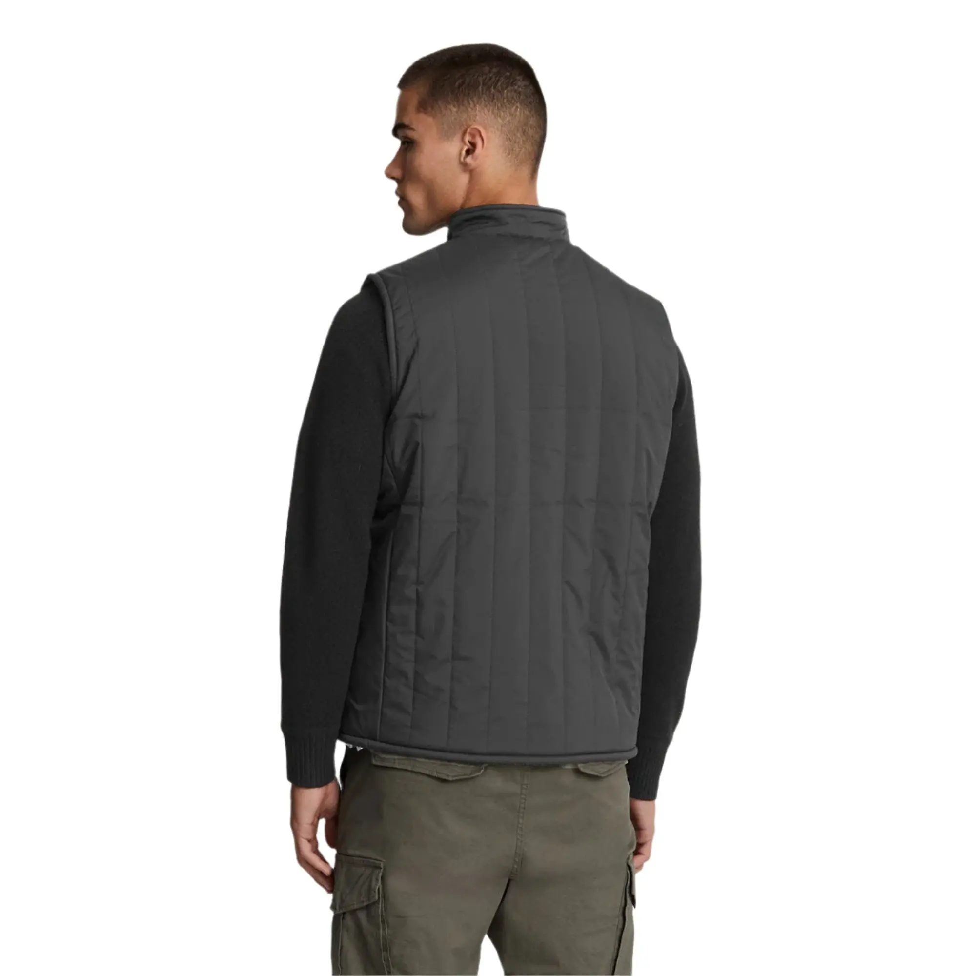 Product image 2 of 5 of Lyle & Scott Men's Premium Reversible Quilted Gilet - Lacquer