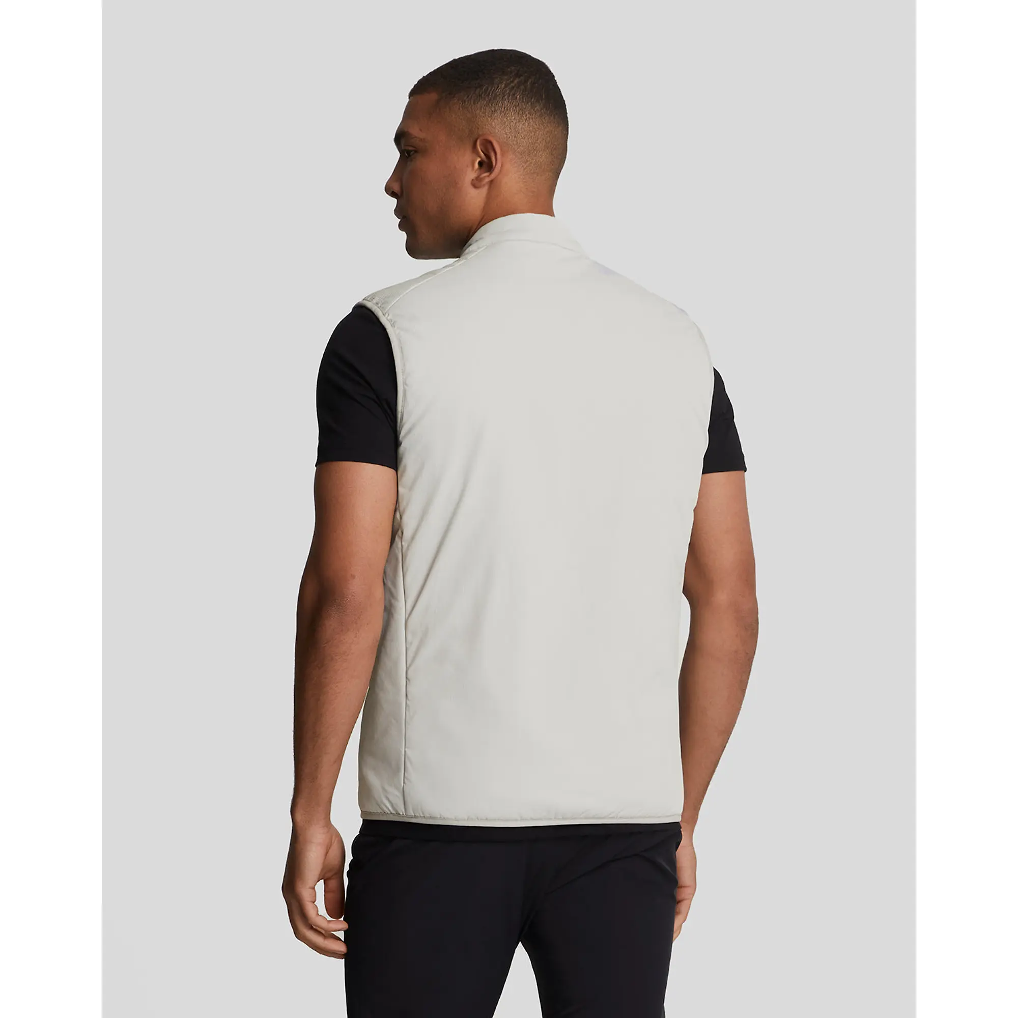 Product image 2 of 5 of Lyle & Scott Men's Sports Hybrid Double Baffle Gilet - Pebble
