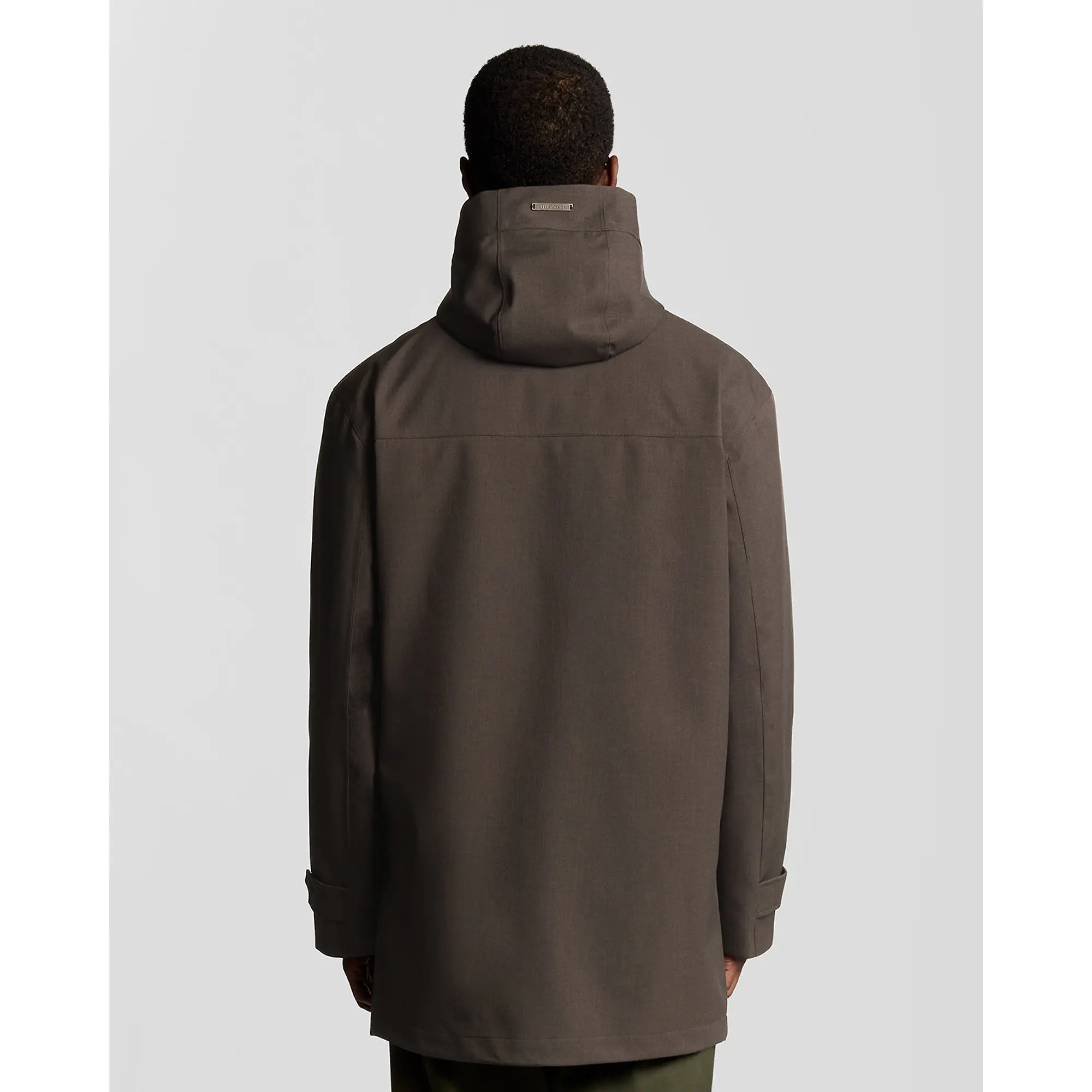 Product image 5 of 7 of Lyle & Scott Men's Waterproof Mac Raincoat - Charcoal Marl