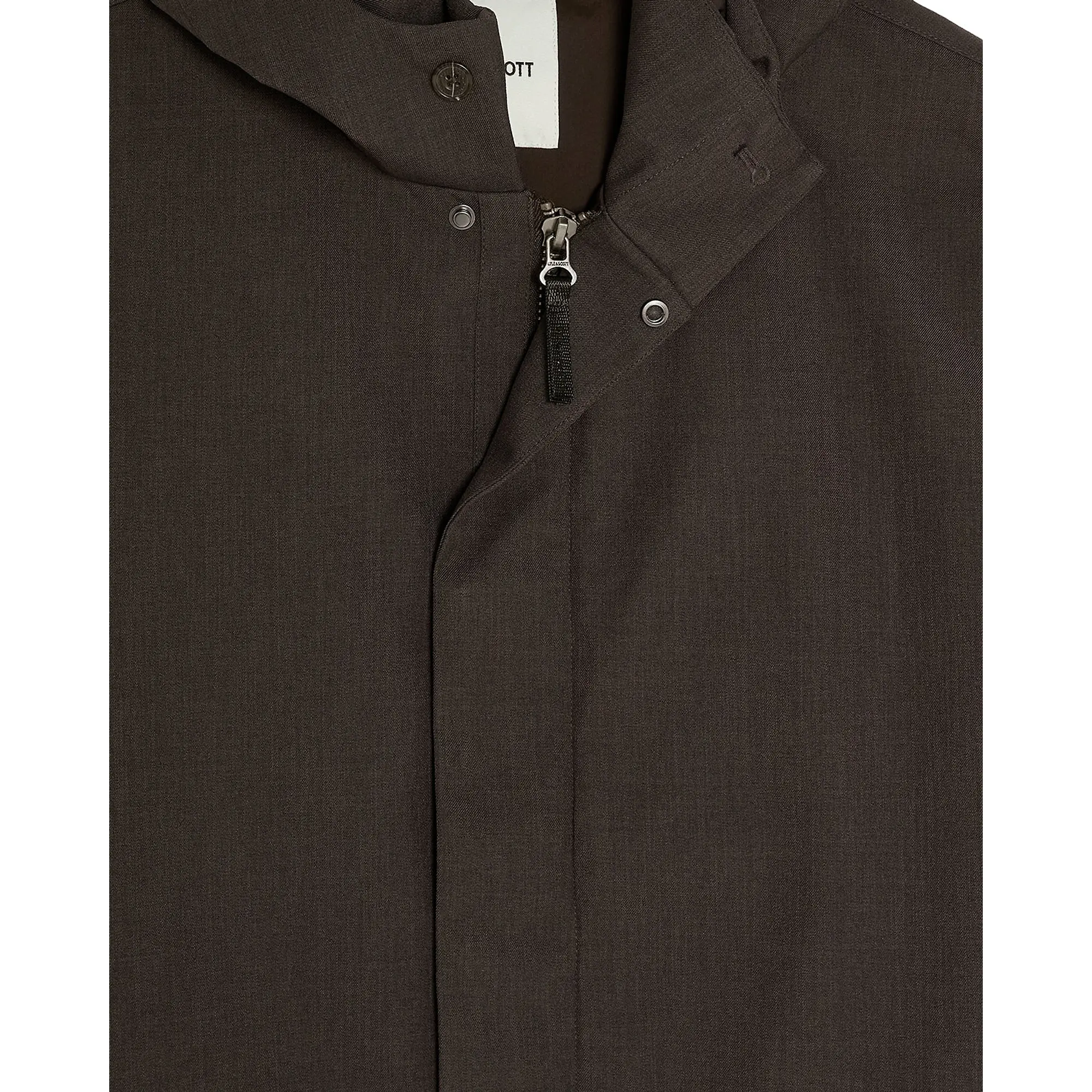 Product image 7 of 7 of Lyle & Scott Men's Waterproof Mac Raincoat - Charcoal Marl