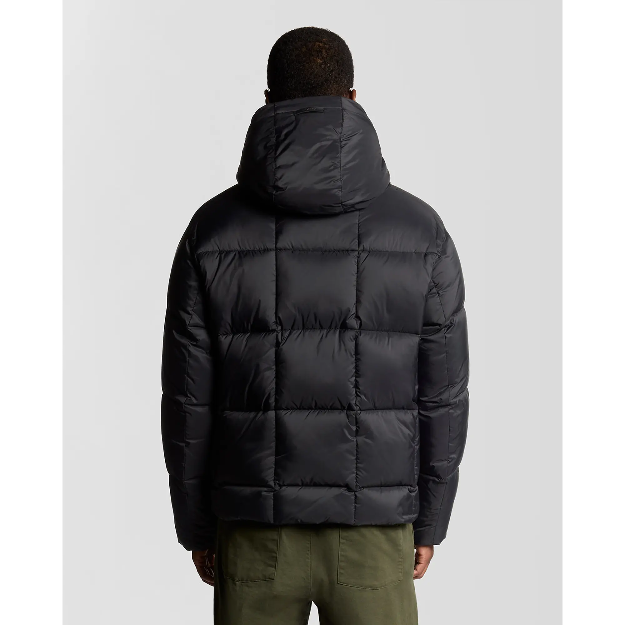 Product image 5 of 7 of Lyle & Scott Men's Square Cocoon Puffer Jacket - Lacquer