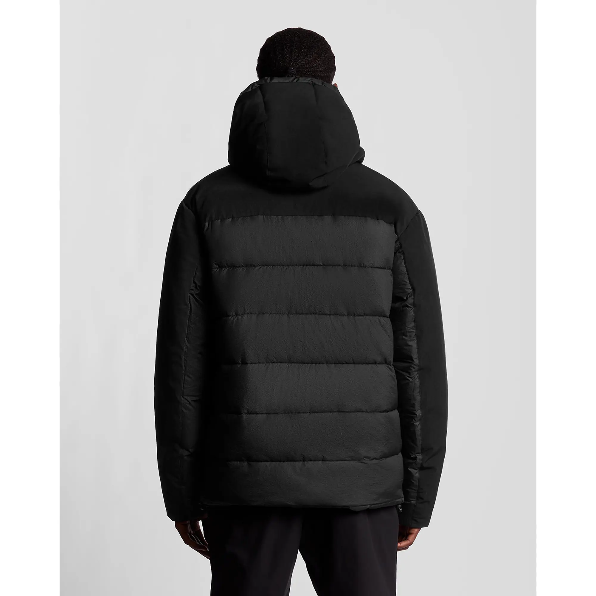 Product image 5 of 7 of Lyle & Scott Men's Sports Hybrid Puffer Jacket - Jet Black