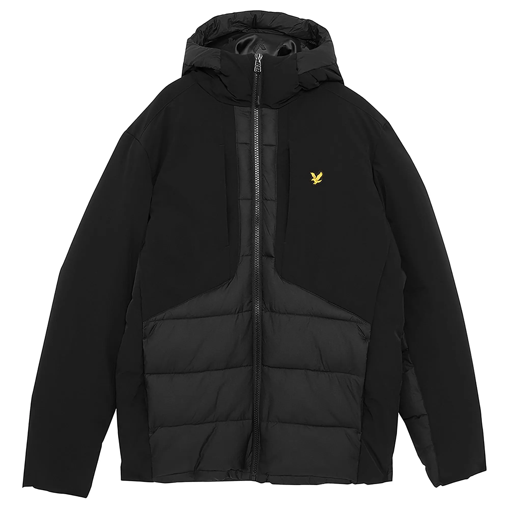 Product image 1 of 7 of Lyle & Scott Men's Sports Hybrid Puffer Jacket - Jet Black