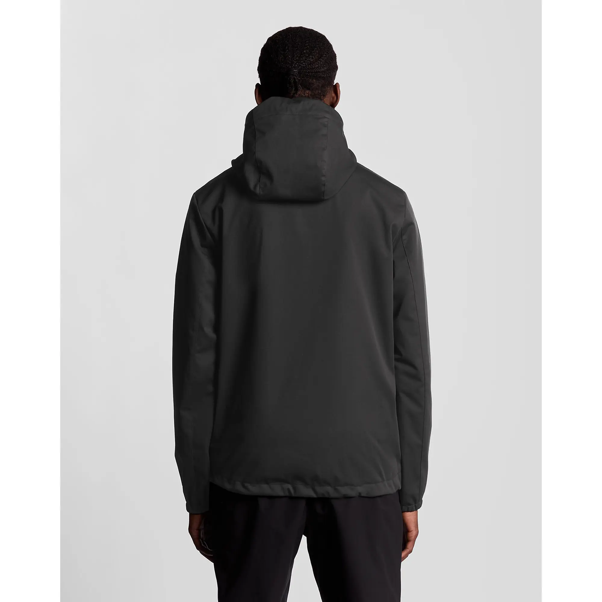 Product image 5 of 7 of Lyle & Scott Men's Sports Windbreaker Full Zip Jacket - Jet Black