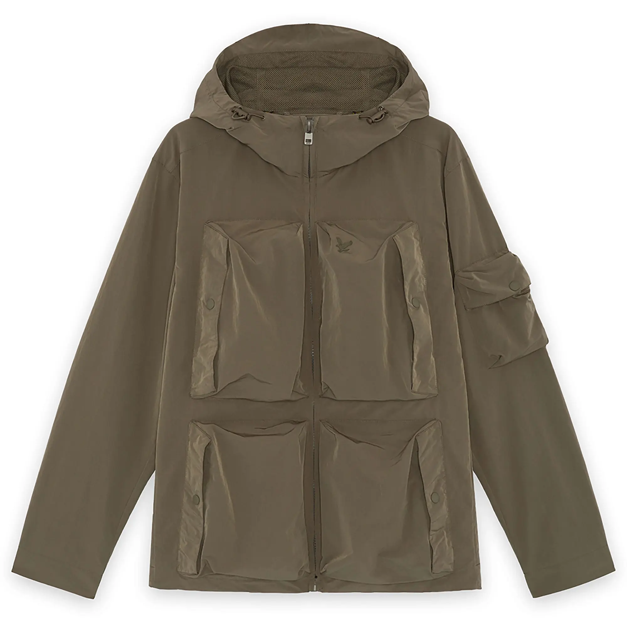 Product image 1 of 6 of Lyle & Scott Men's Lightweight Ripstop Windcheater - Khaki Ash