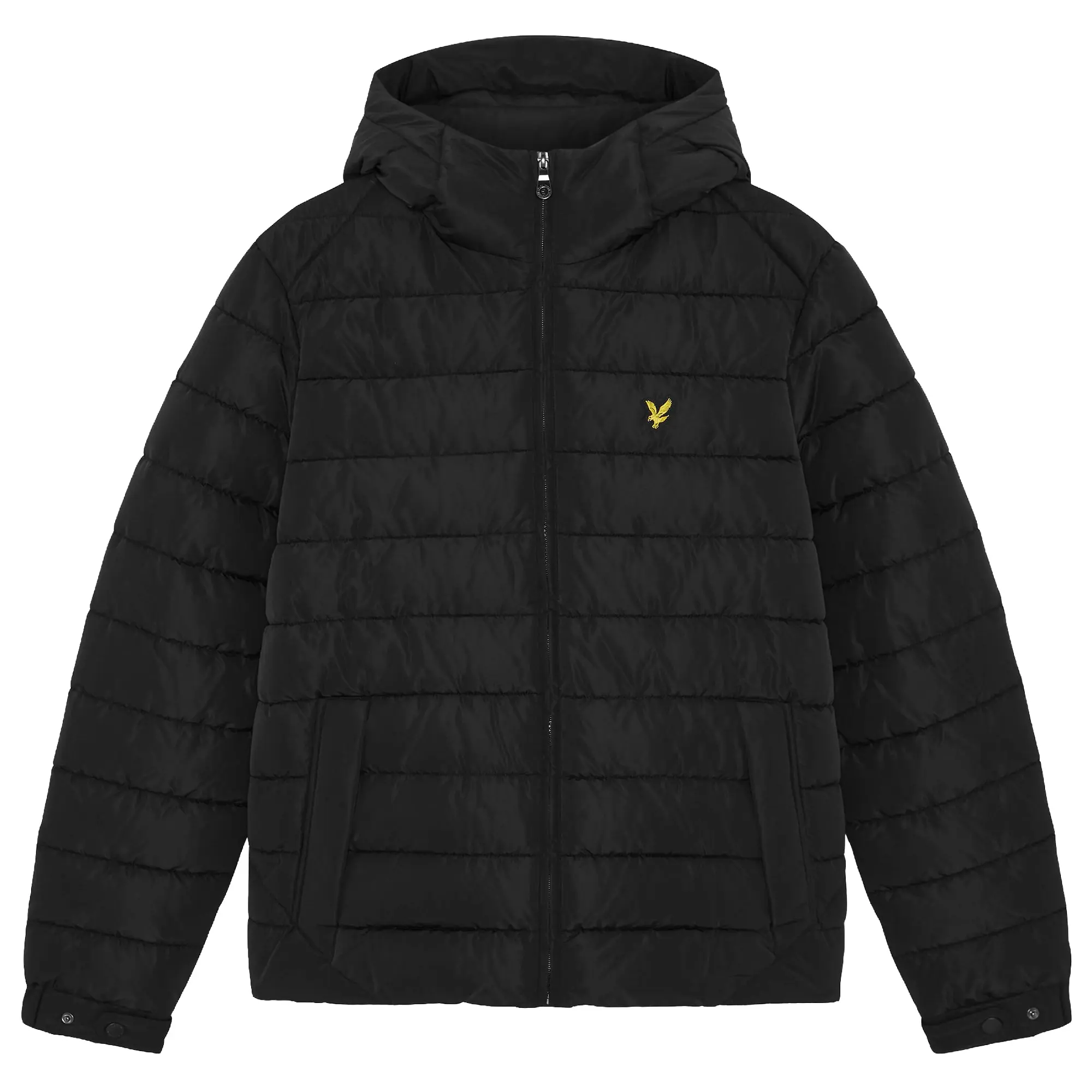 Product image 1 of 6 of Lyle & Scott Men's Hooded Quilted Jacket - Jet Black