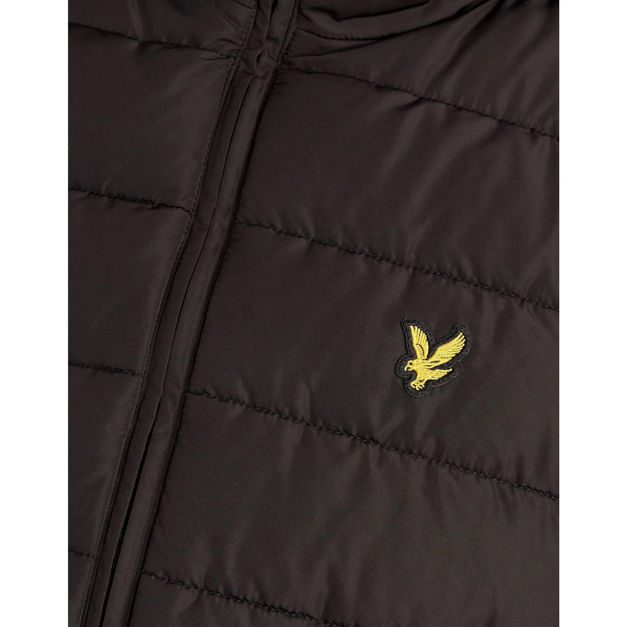 Product image 6 of 6 of Lyle & Scott Men's Hooded Quilted Jacket - Jet Black