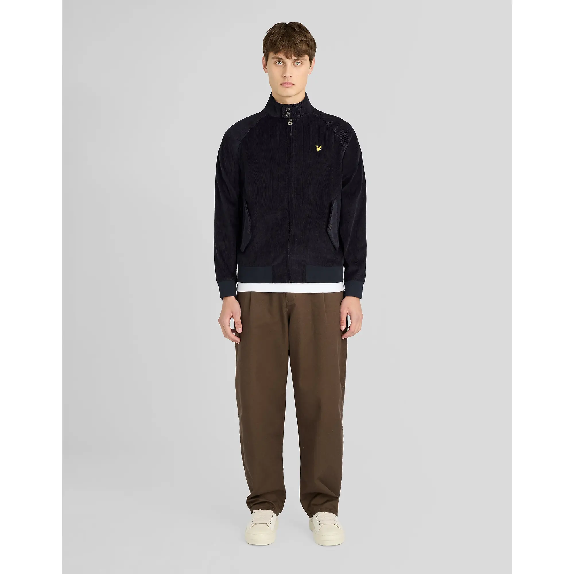 Product image 3 of 6 of Lyle & Scott Men's Corduroy Harrington Jacket - Dark Navy