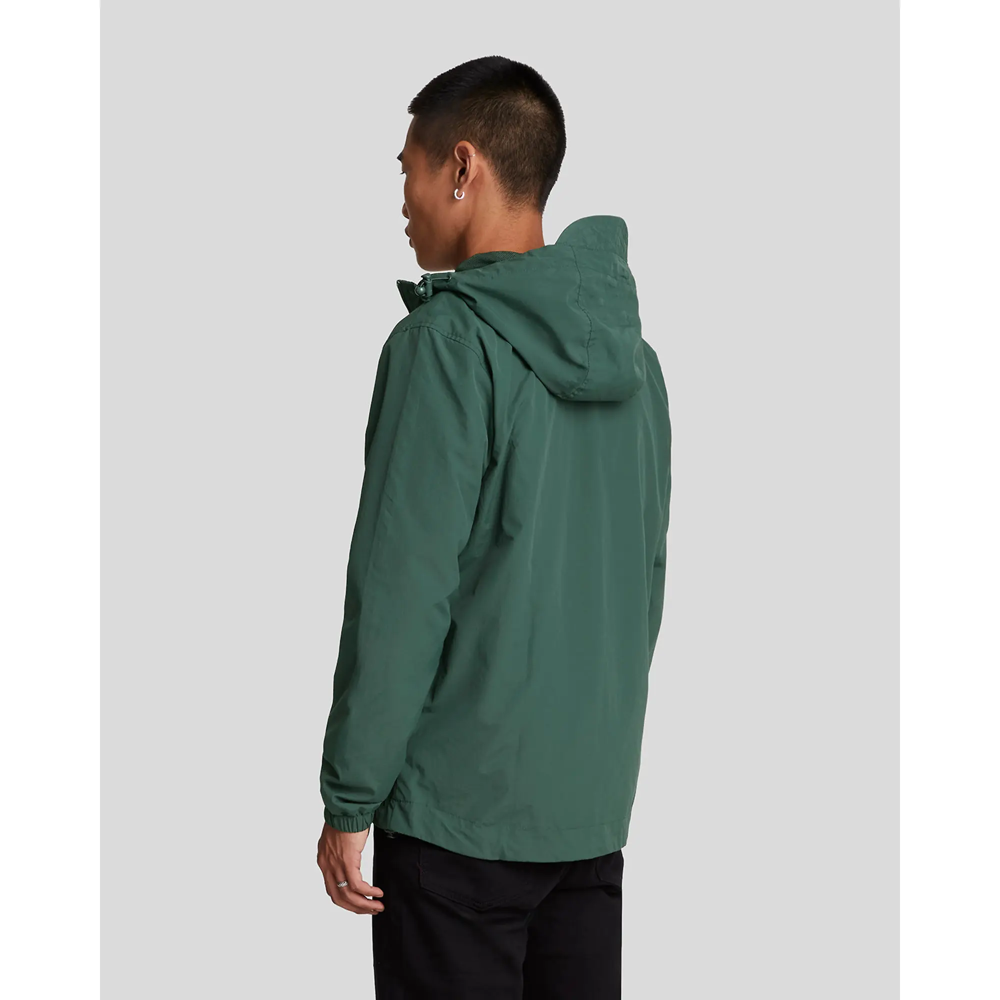 Product image 2 of 5 of Lyle & Scott Men's Zip Through Hooded Jacket - Argyle Teal