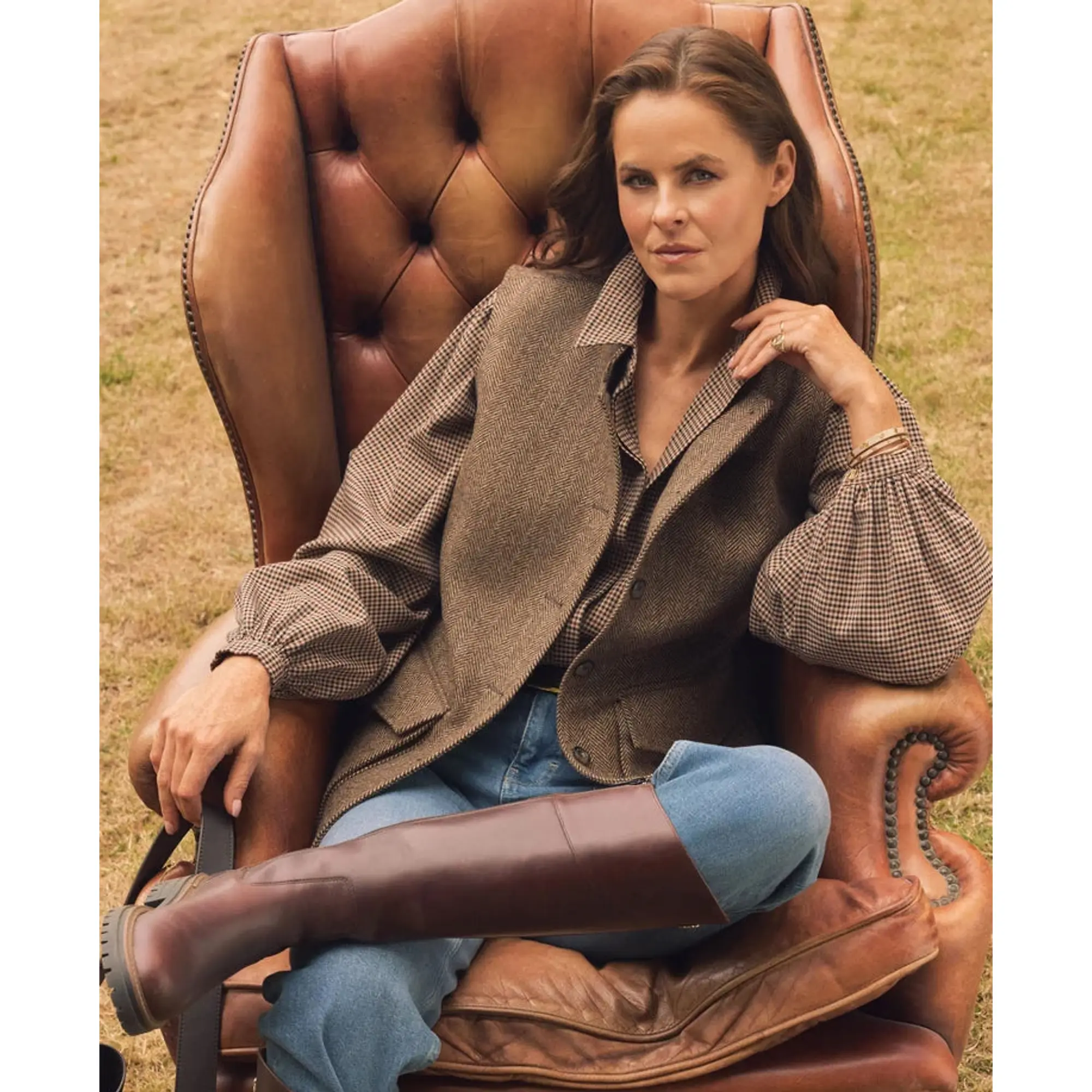 Product image 3 of 8 of Holland Cooper Women's Hampton Boots - Nutmeg